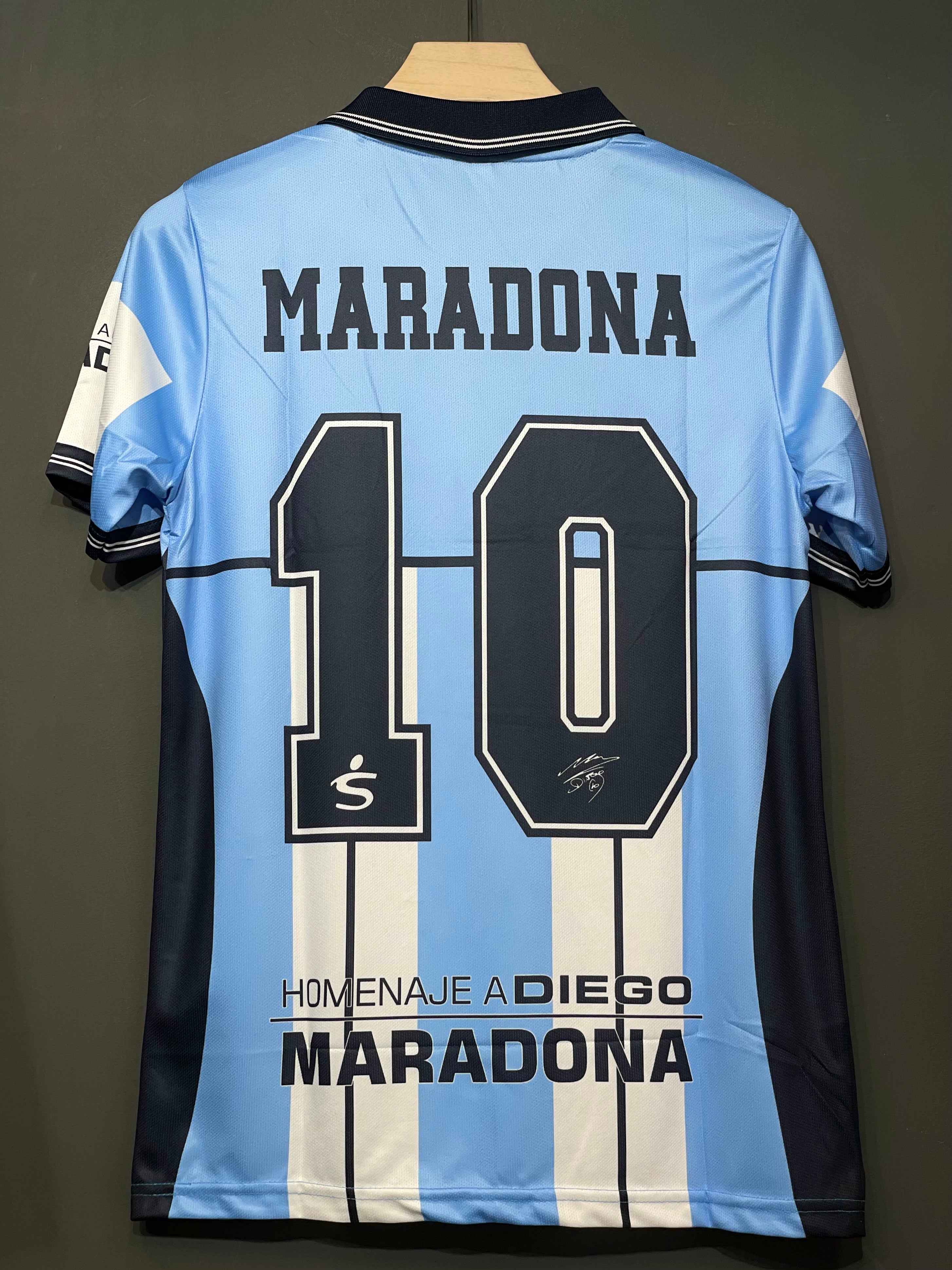Argentina Special Edition Diego Maradona Testimonial 2001 Retro polo embroidery kit
