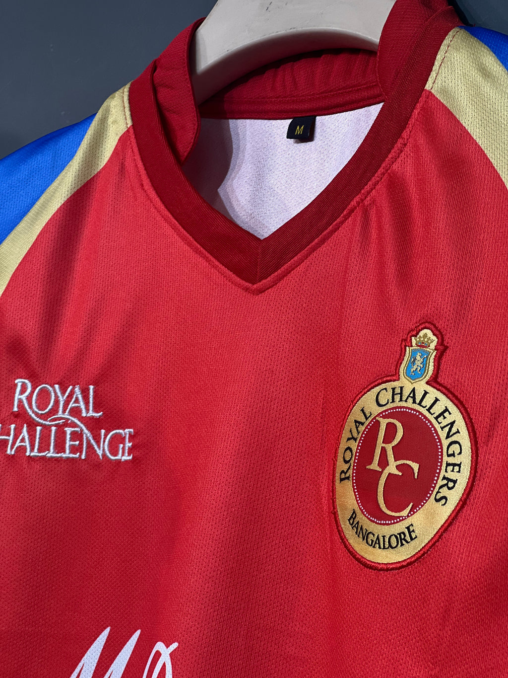 AB RCB 2011 HOME KIT HALF SLEEV EMBROIDERY