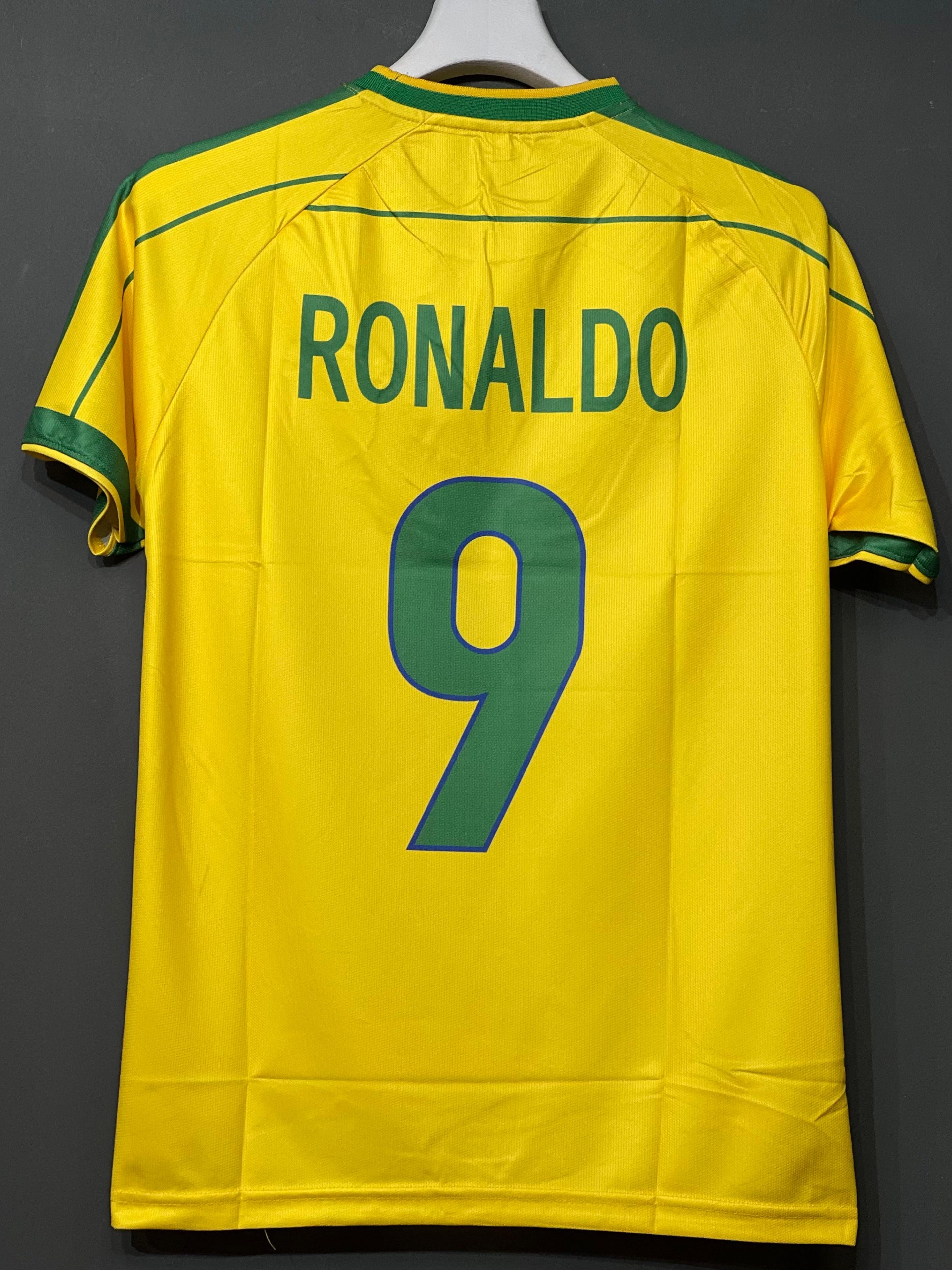 RONALDO BRAZIL HOME KIT EMBROIDERY – Sports Heaven BLR