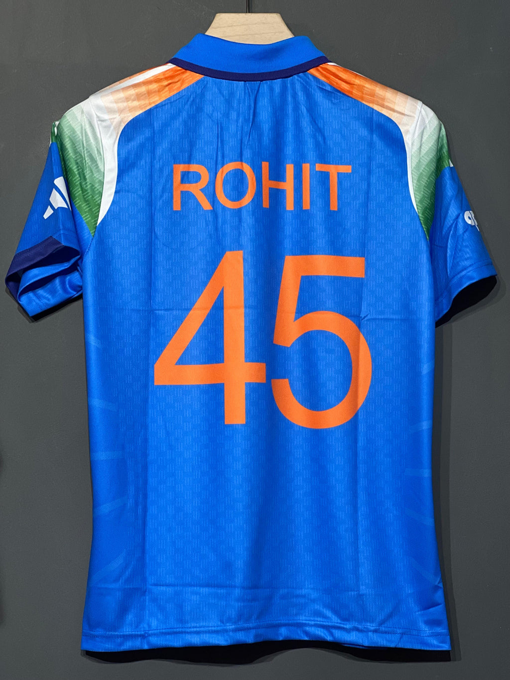 ROHIT INDIA ODI HOME KIT POLO EMBROIDERY