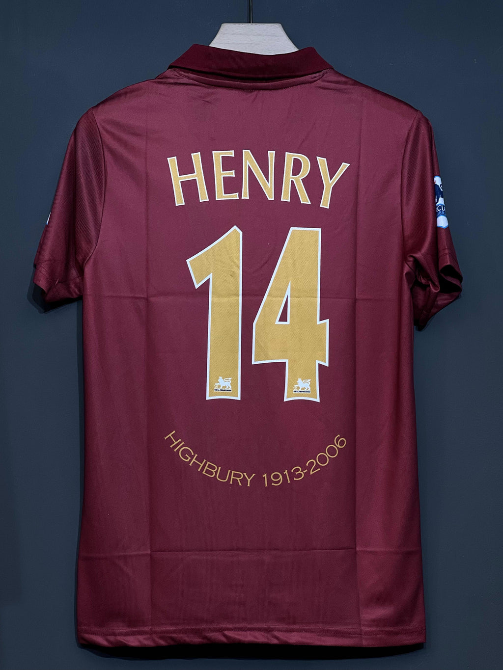 HENRY ARSENAL HOME KIT POLO EMBROIDERY