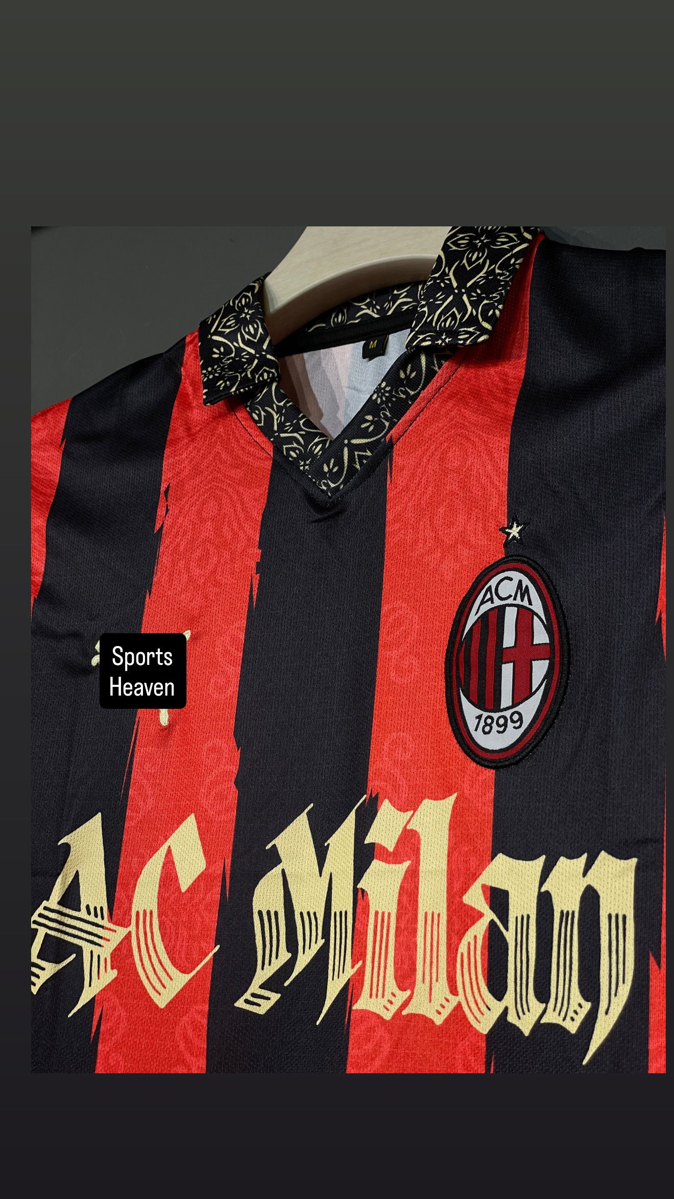 RONALDINHO AC MILAN SPECIAL KIT POLO EMBROIDERY