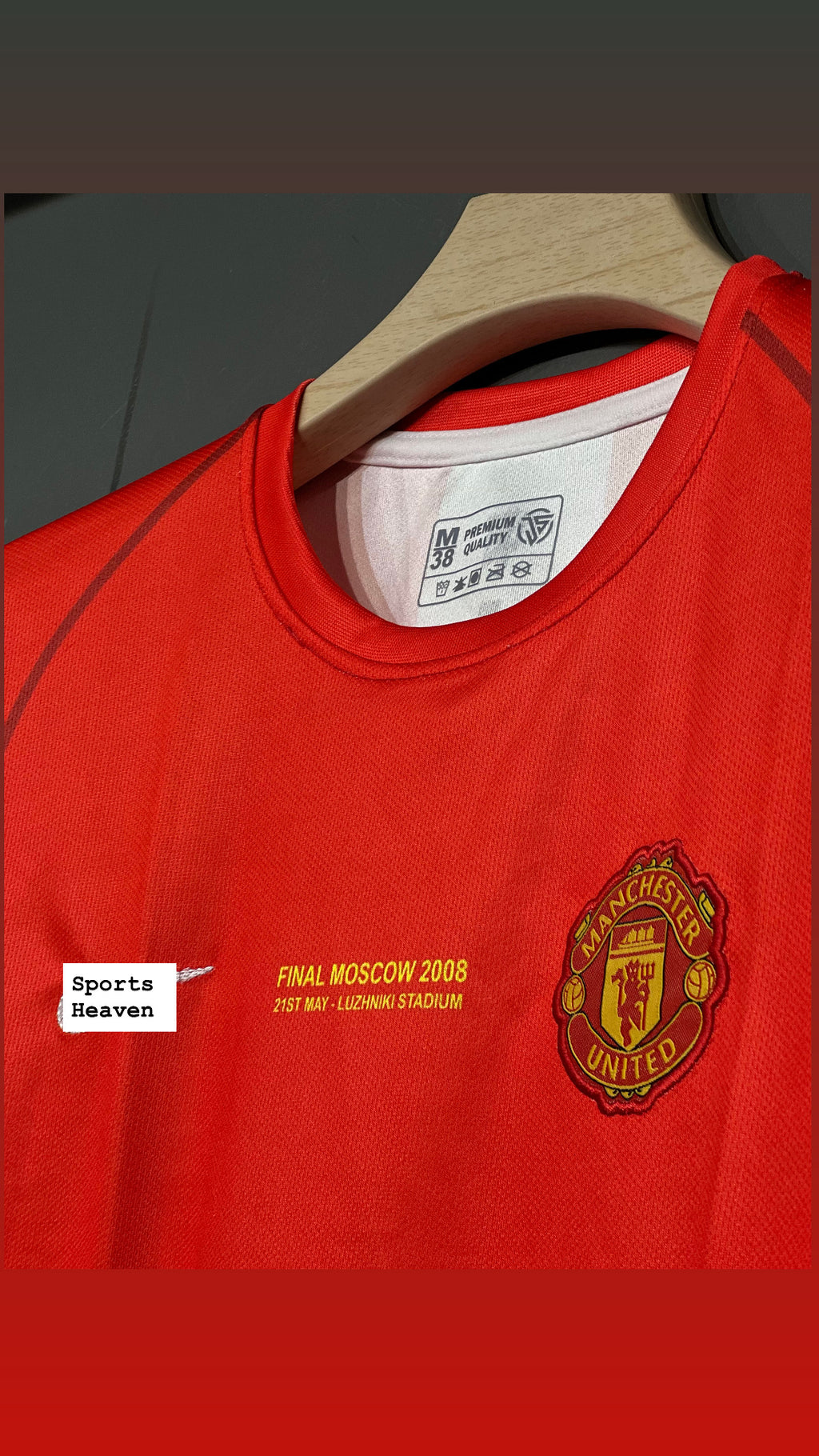 RONALDO UNITED 2008 HOME KIT FULL SLEEV EMBROIDERY