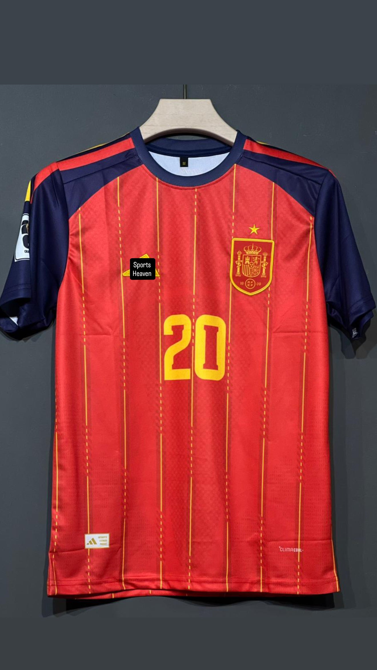 PEDRI SPAIN 2026 WORLD CUP HOME KIT EMBROIDERY