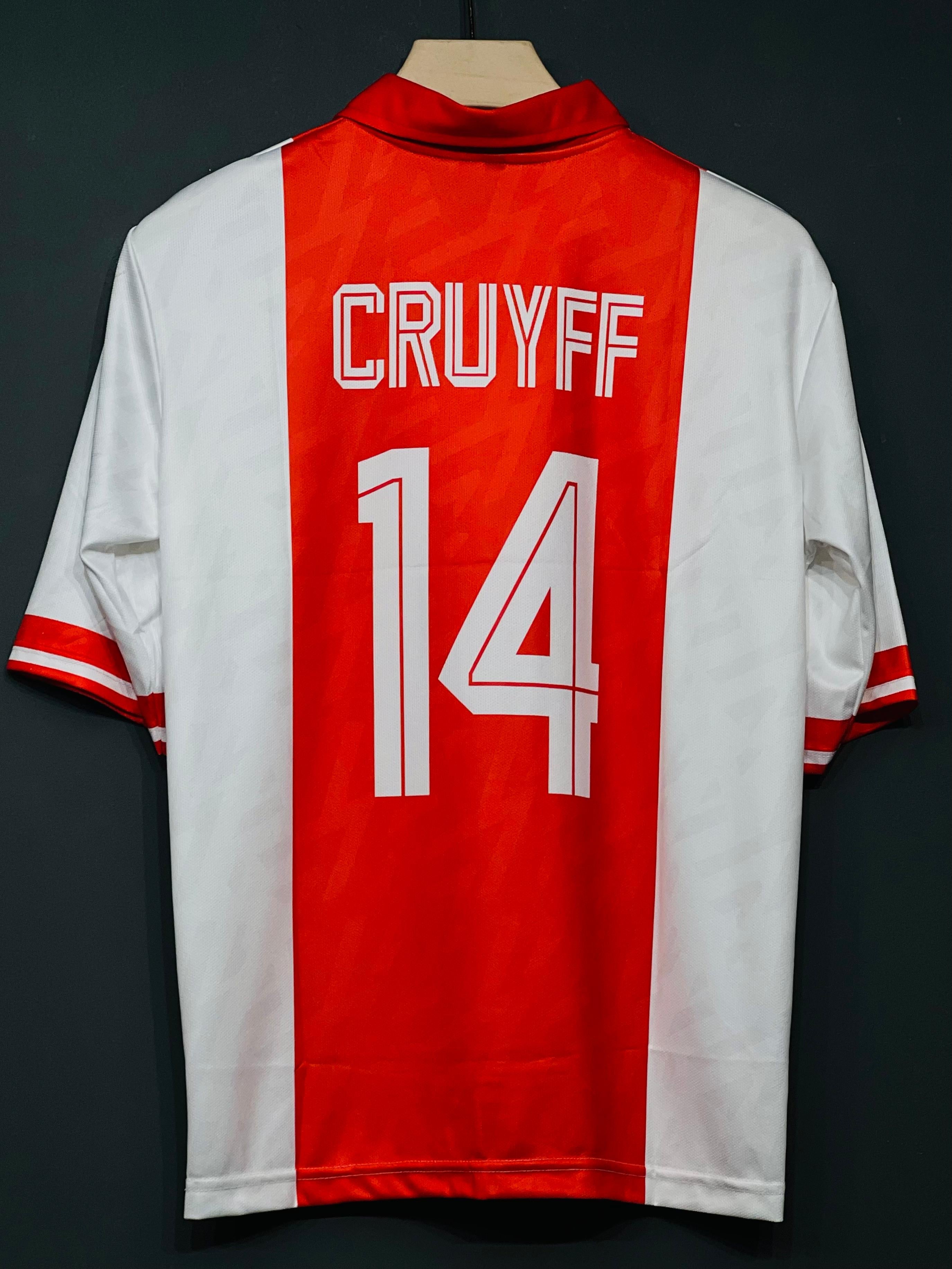 CRUYFF AJAX HOME KIT POLO FIVE SLEEV EMBROIDERY