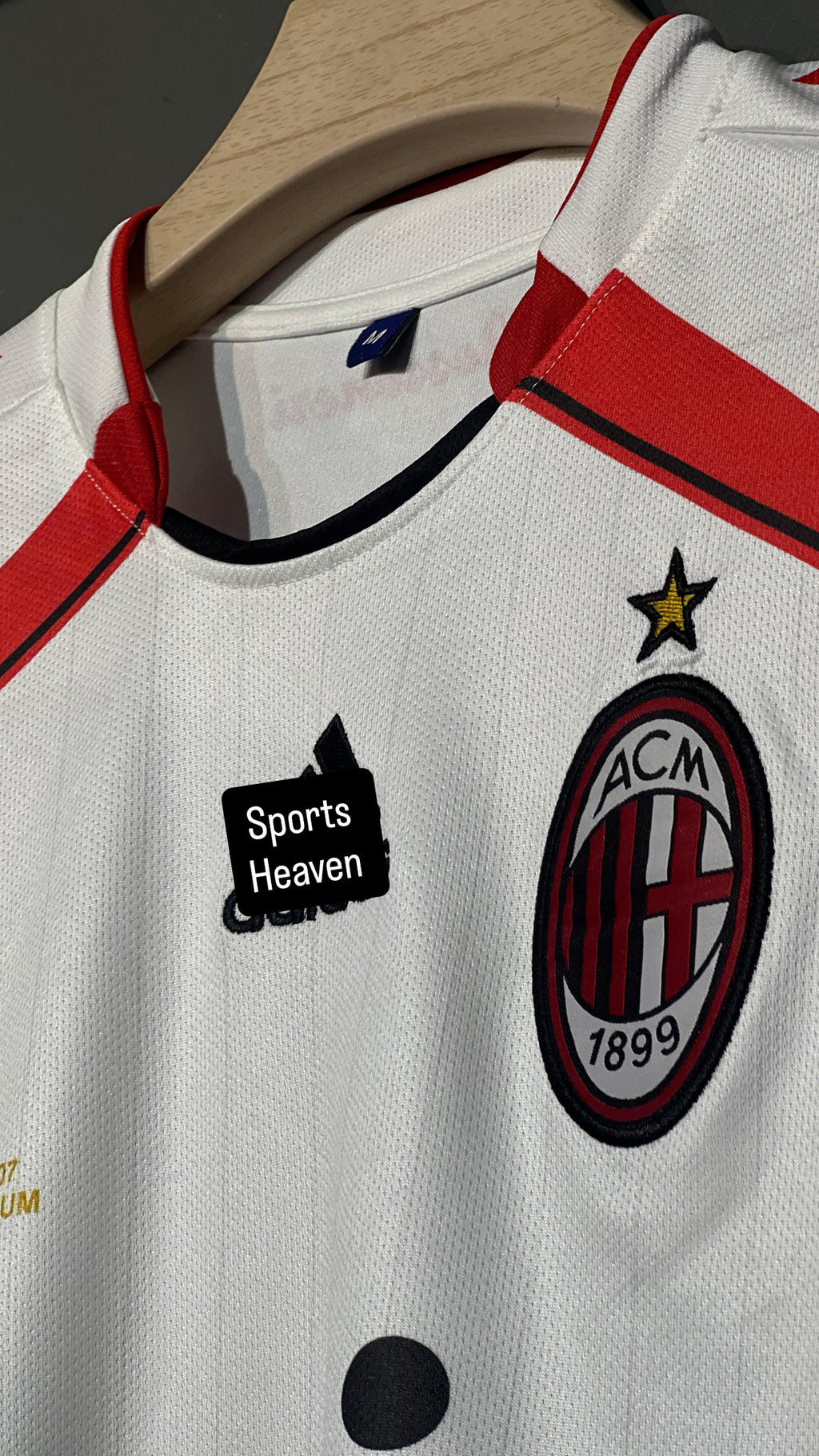 MALDINI AC MILAN 2006/07 AWAY FULL SLEEV EMBROIDERY