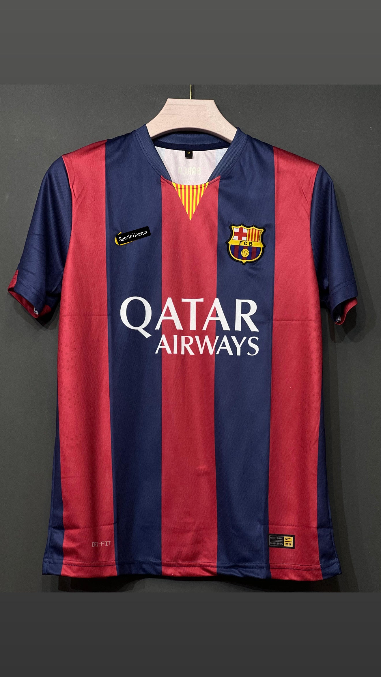 MESSI BARCELONA 2014/15 HOME KIT EMBROIDERY
