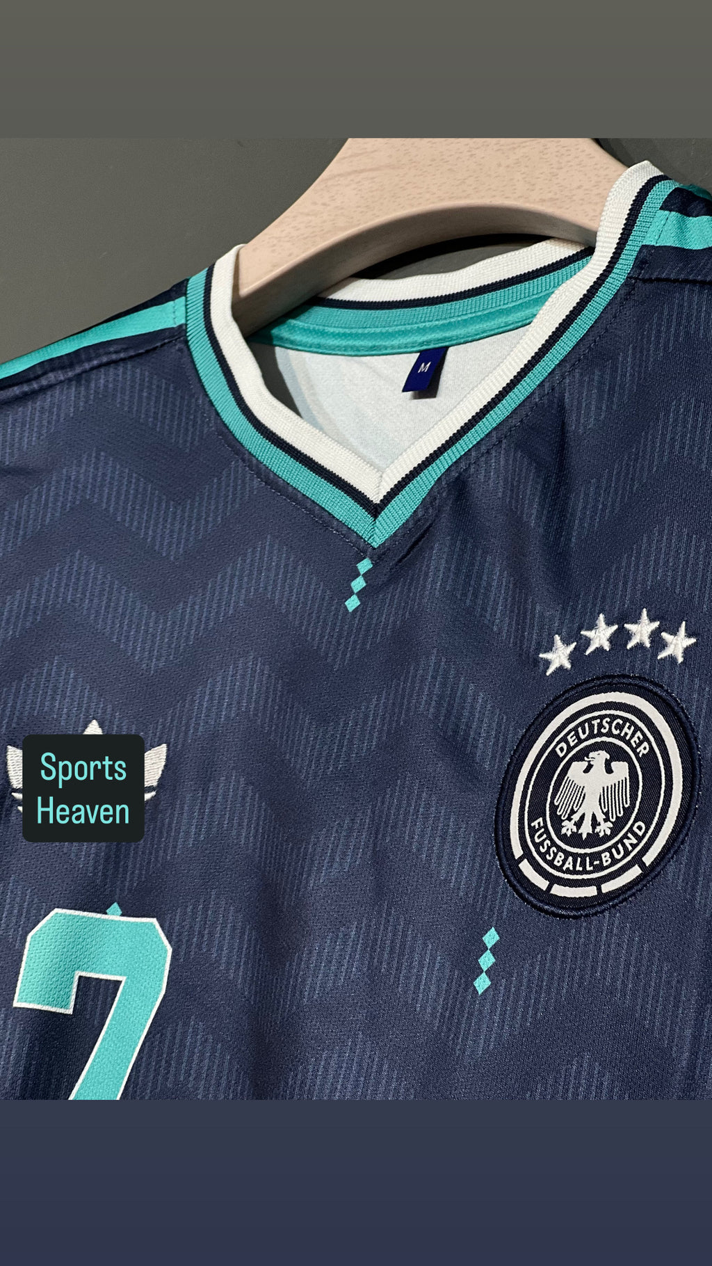 WIRTZ GERMANY 2026 WOLRD CUP AWAY KIT EMBROIDERY