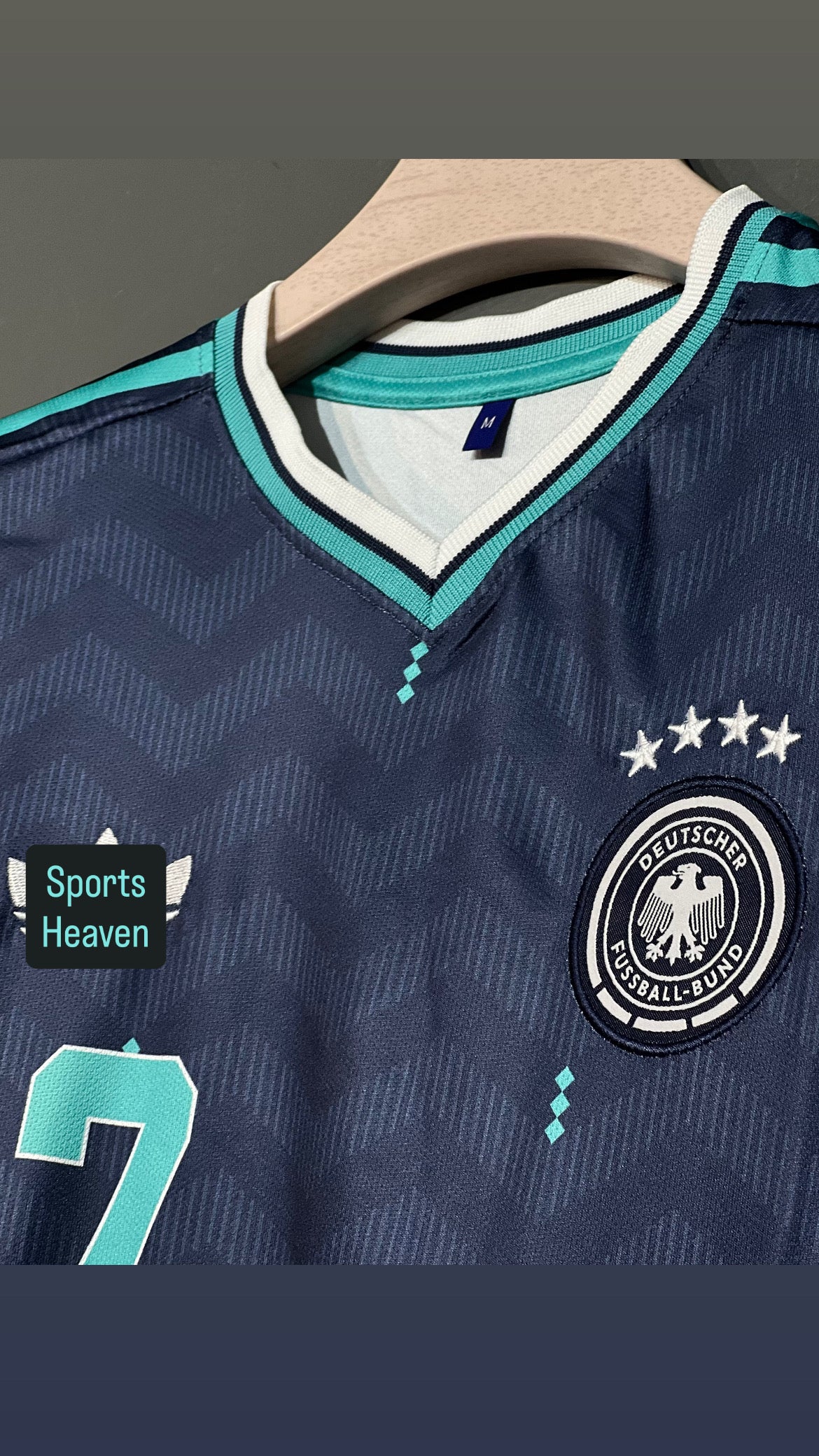 WIRTZ GERMANY 2026 WOLRD CUP AWAY KIT EMBROIDERY