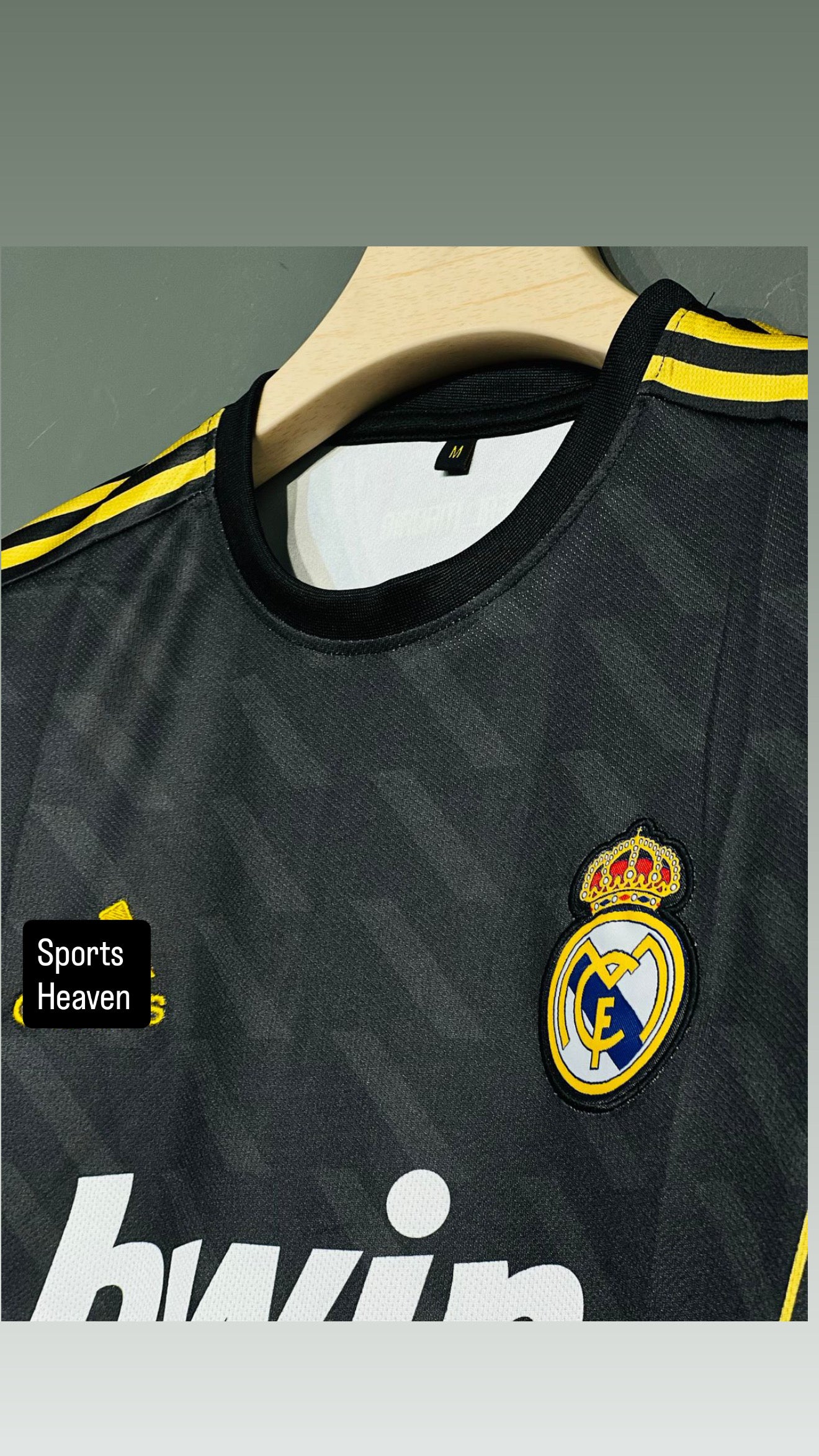 RONALDO REAL MADRID 2012 AWAY KOT EMBROIDERY