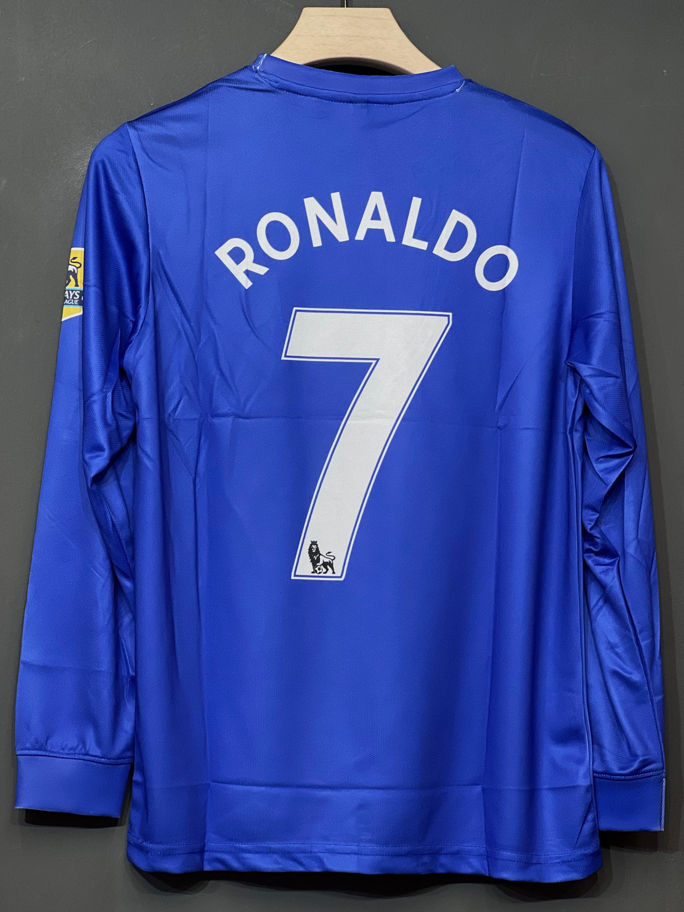 RONALDO UNITED 2008 THIRD KIT FULL SLEEV EMBROIDERY