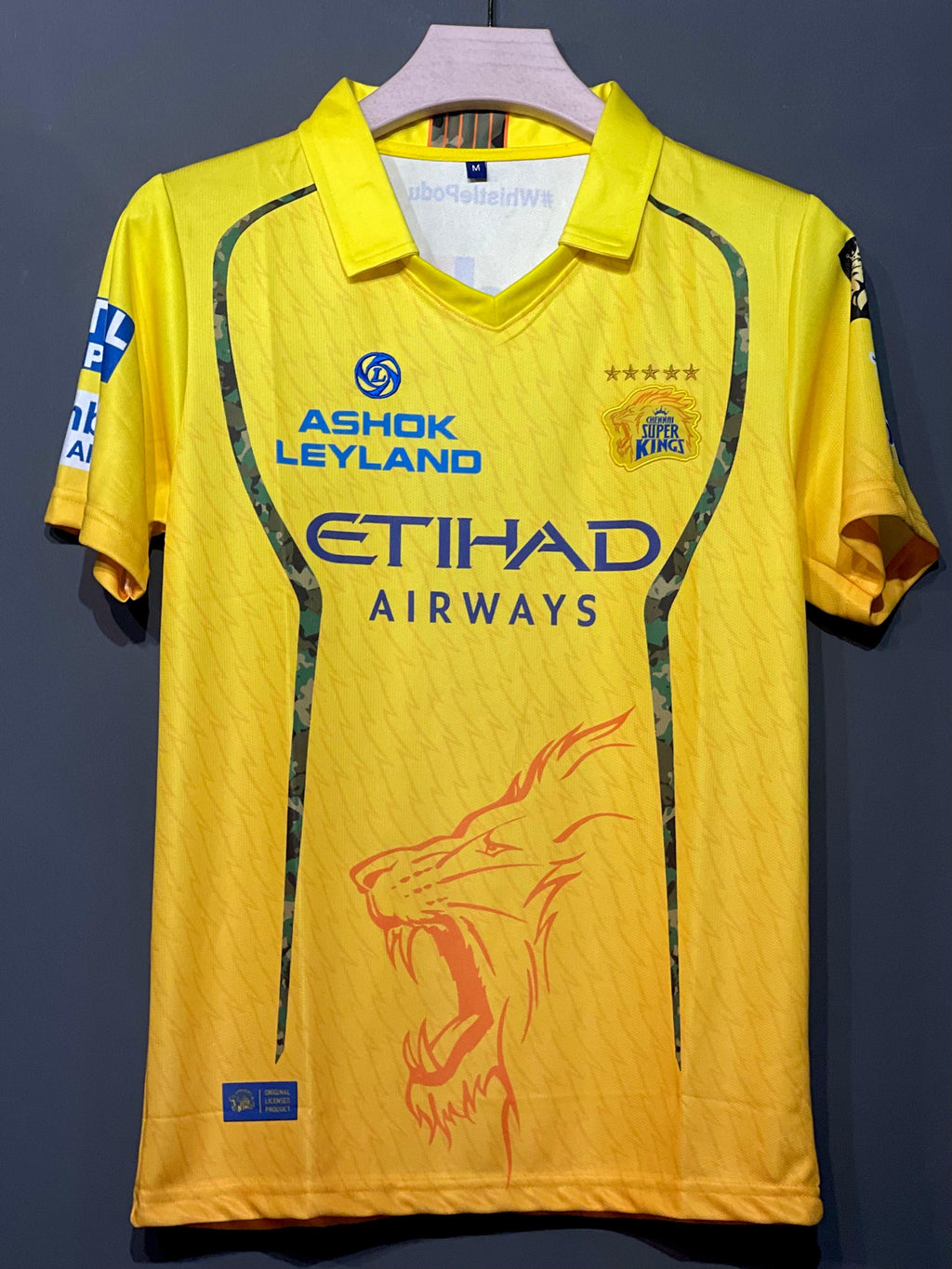 DHONI CHENNAI 2026 IPL KIT POLO EMBROIDERY