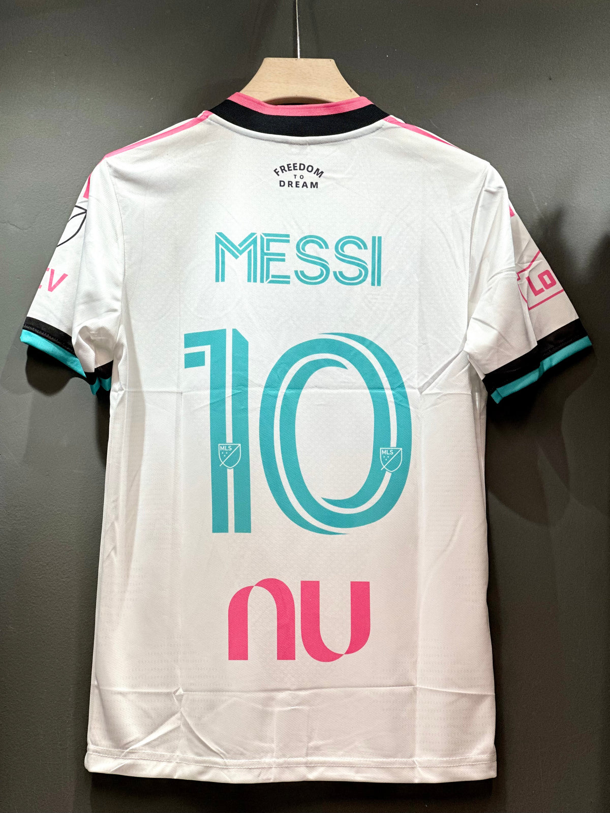 MESSI INTER MIAMI 26/27 AWAY KIT HALF SLEEV EMBROIDERY