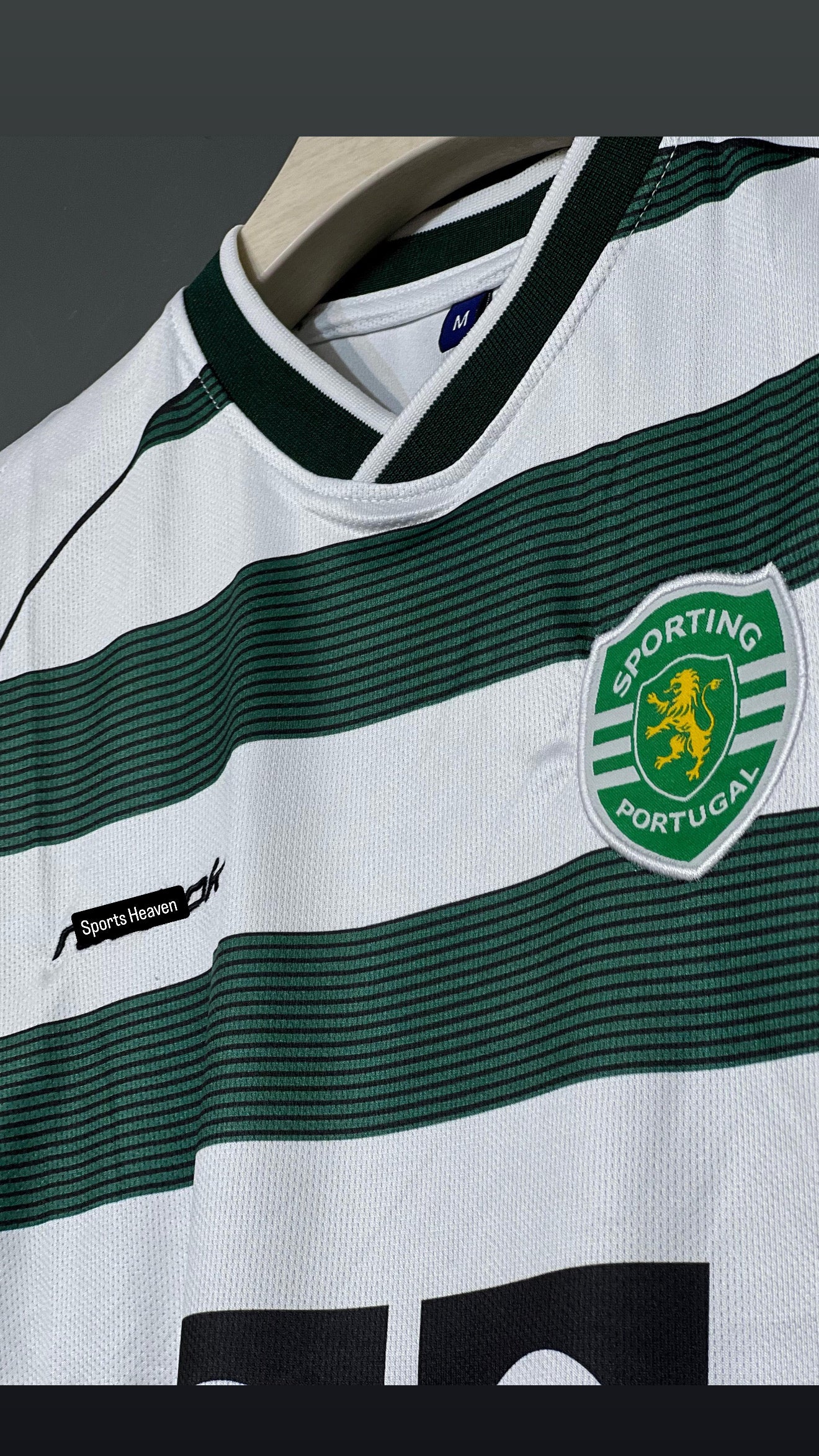RONALDO SPORTING HOME  KIT FULL SLEEV EMBROIDERY