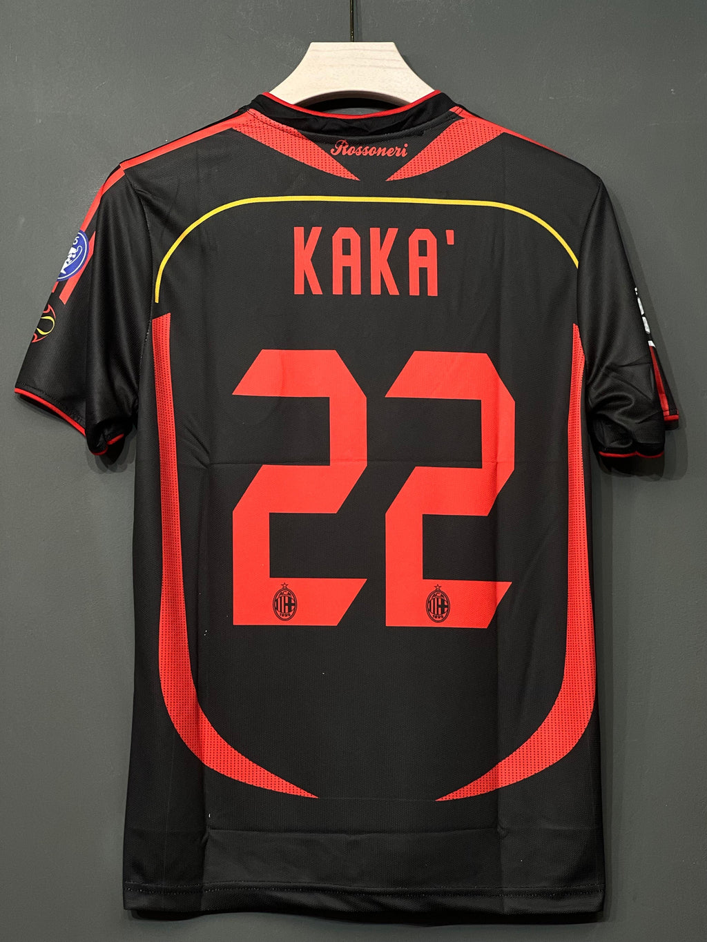 KAKA AC MILAN 2007/08 THIRD  KIT EMBROIDERY