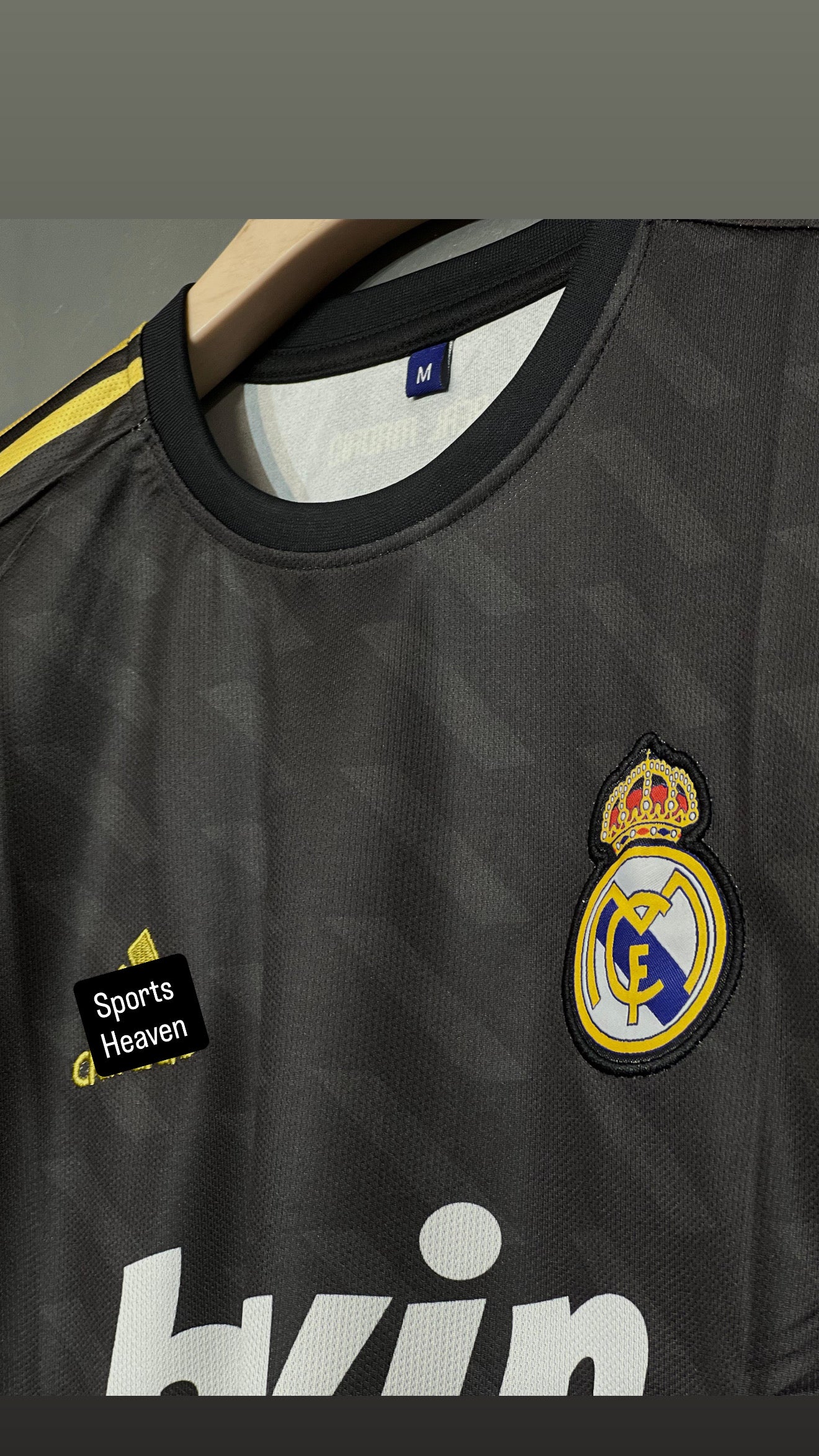 RONALDO REAL MADRID 2012 AWAY  KIT FULL SLEEV EMBROIDERY