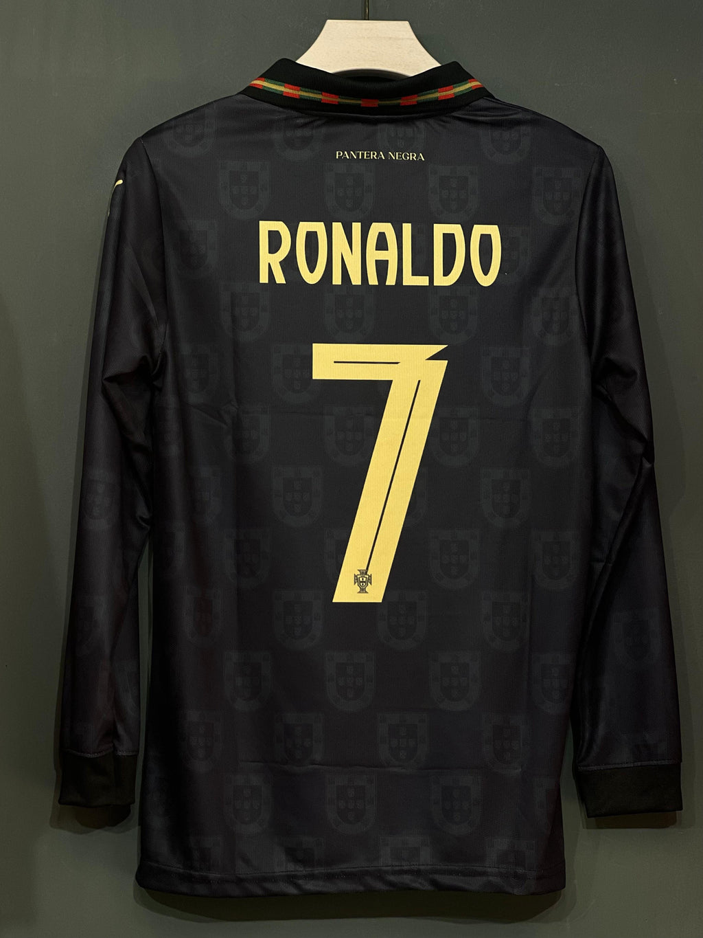 RONALDO PORTUGAL 2026 SPECIAL KIT POLO FULL SLEEV EMBROIDERY