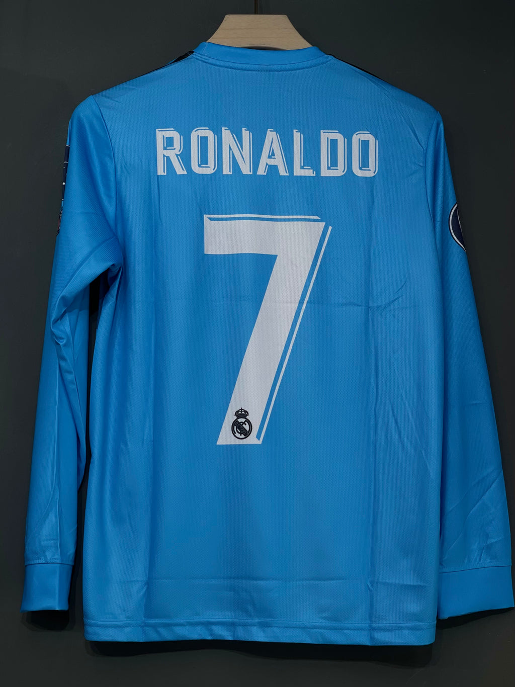 RONLDO REAL MADRID 2017 THIRD KIT FULL SLEEV EMBROIDERY