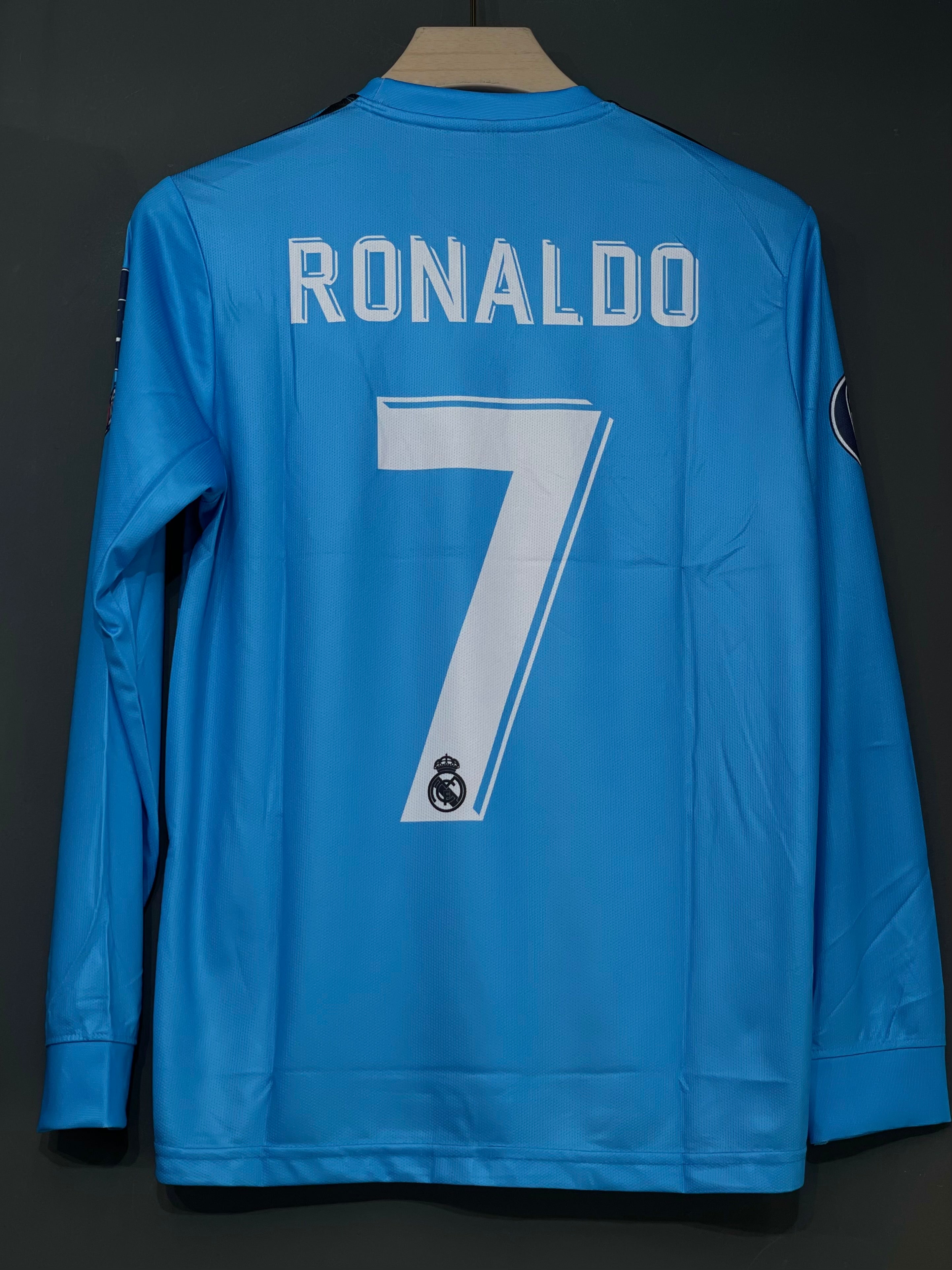 RONLDO REAL MADRID 2017 THIRD KIT FULL SLEEV EMBROIDERY