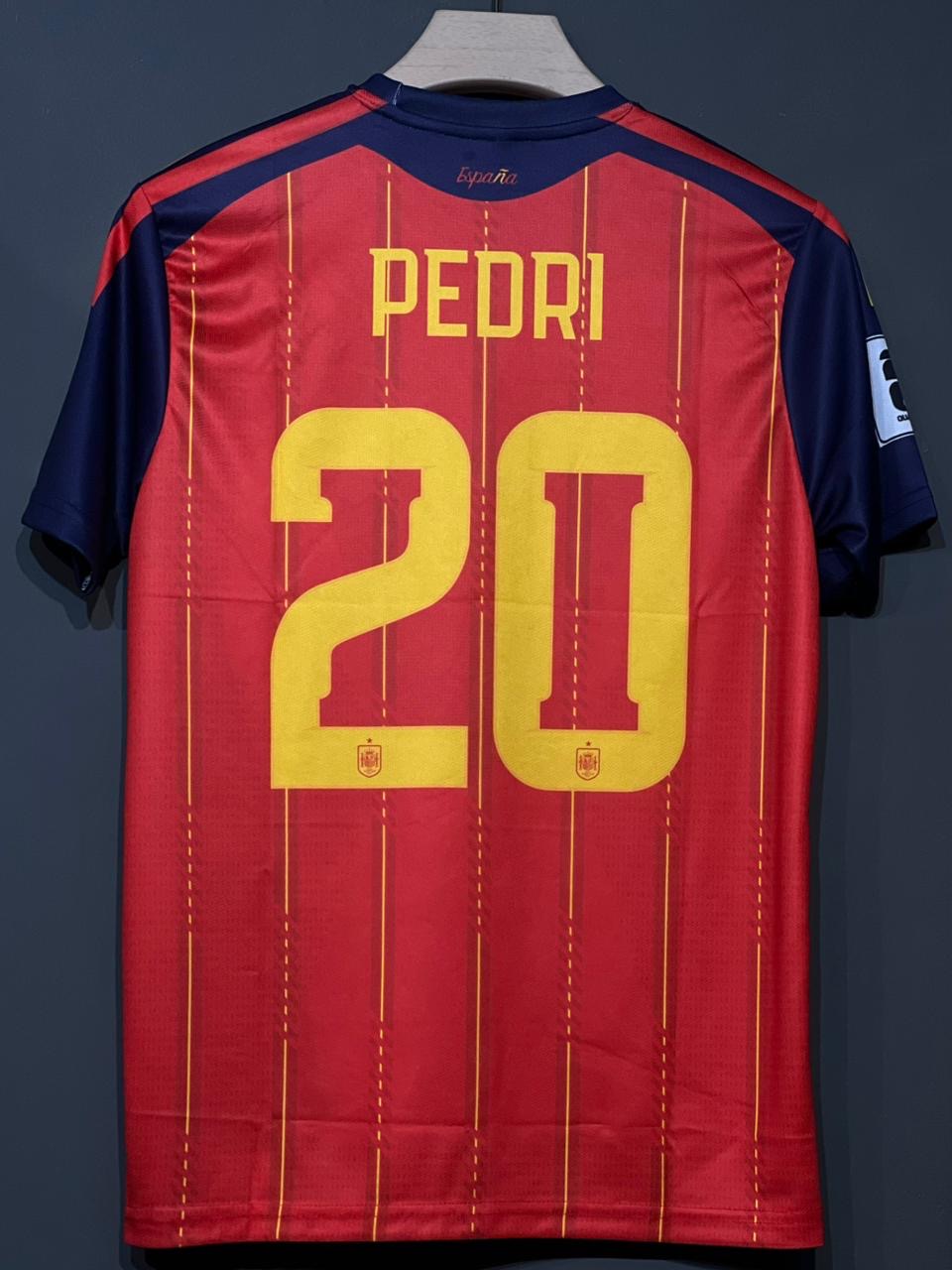 PEDRI SPAIN 2026 WORLD CUP HOME KIT EMBROIDERY