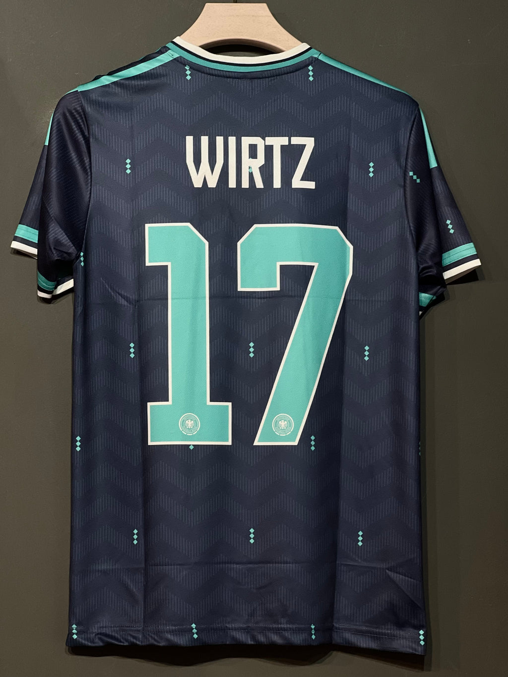 WIRTZ GERMANY 2026 WOLRD CUP AWAY KIT EMBROIDERY