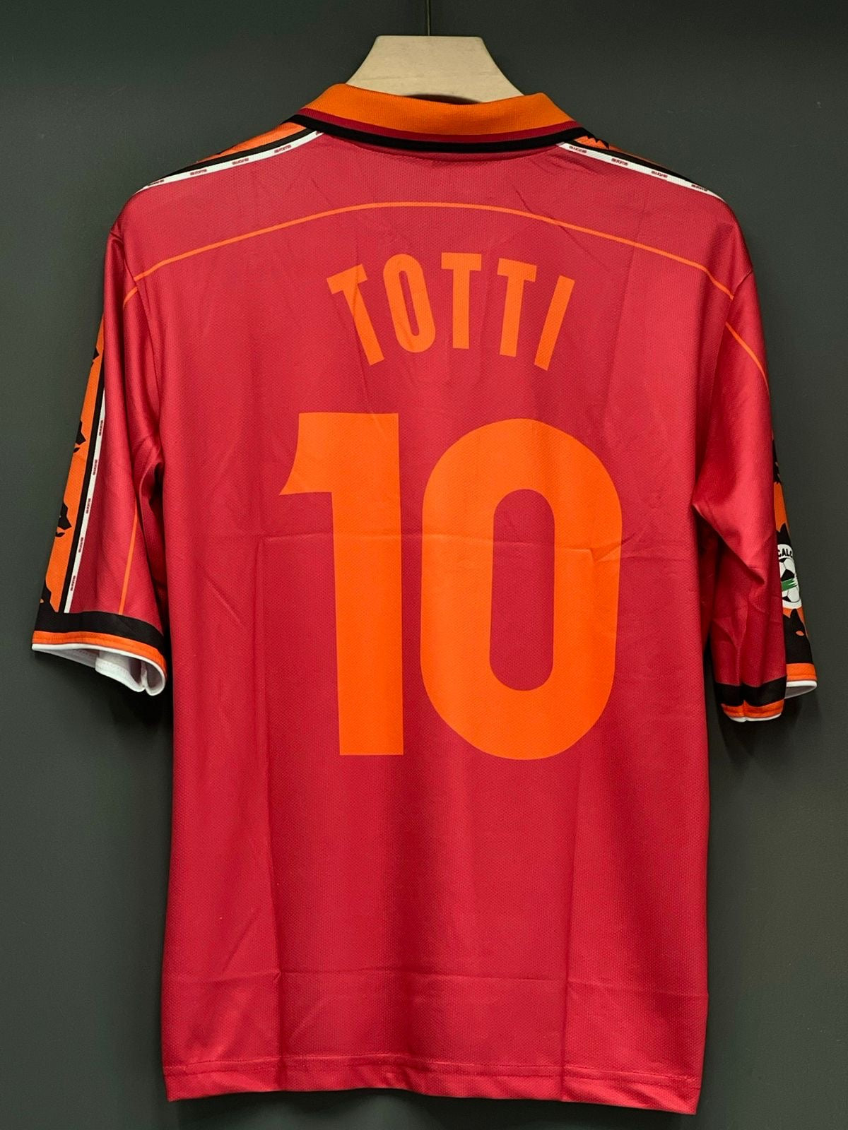 TOTTI AS ROMA POLO FIVE SLEEV EMBROIDERY