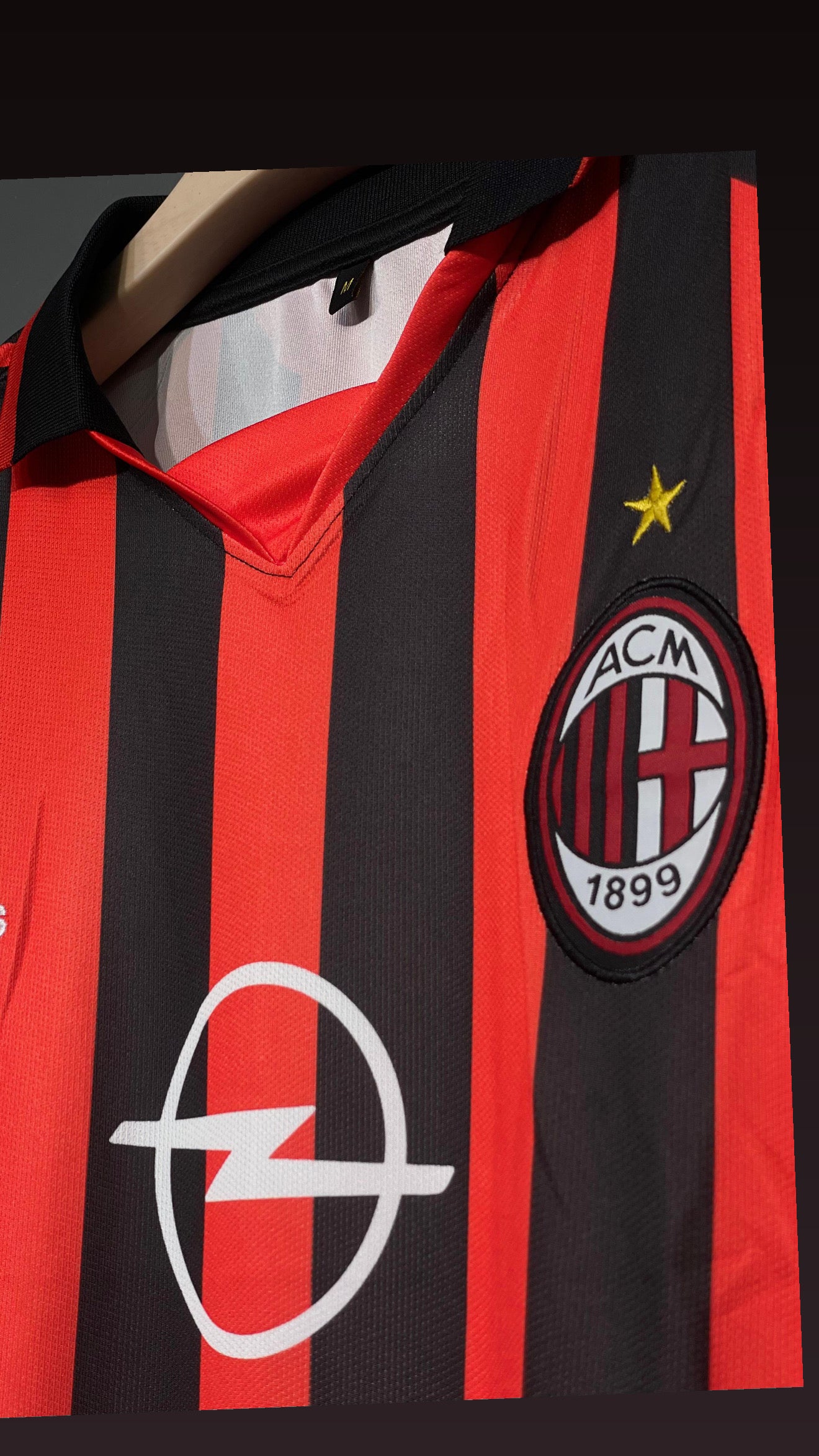 MALDINI AC MILAN POLO FIVE SLEEV HOME KIT EMBROIDERY