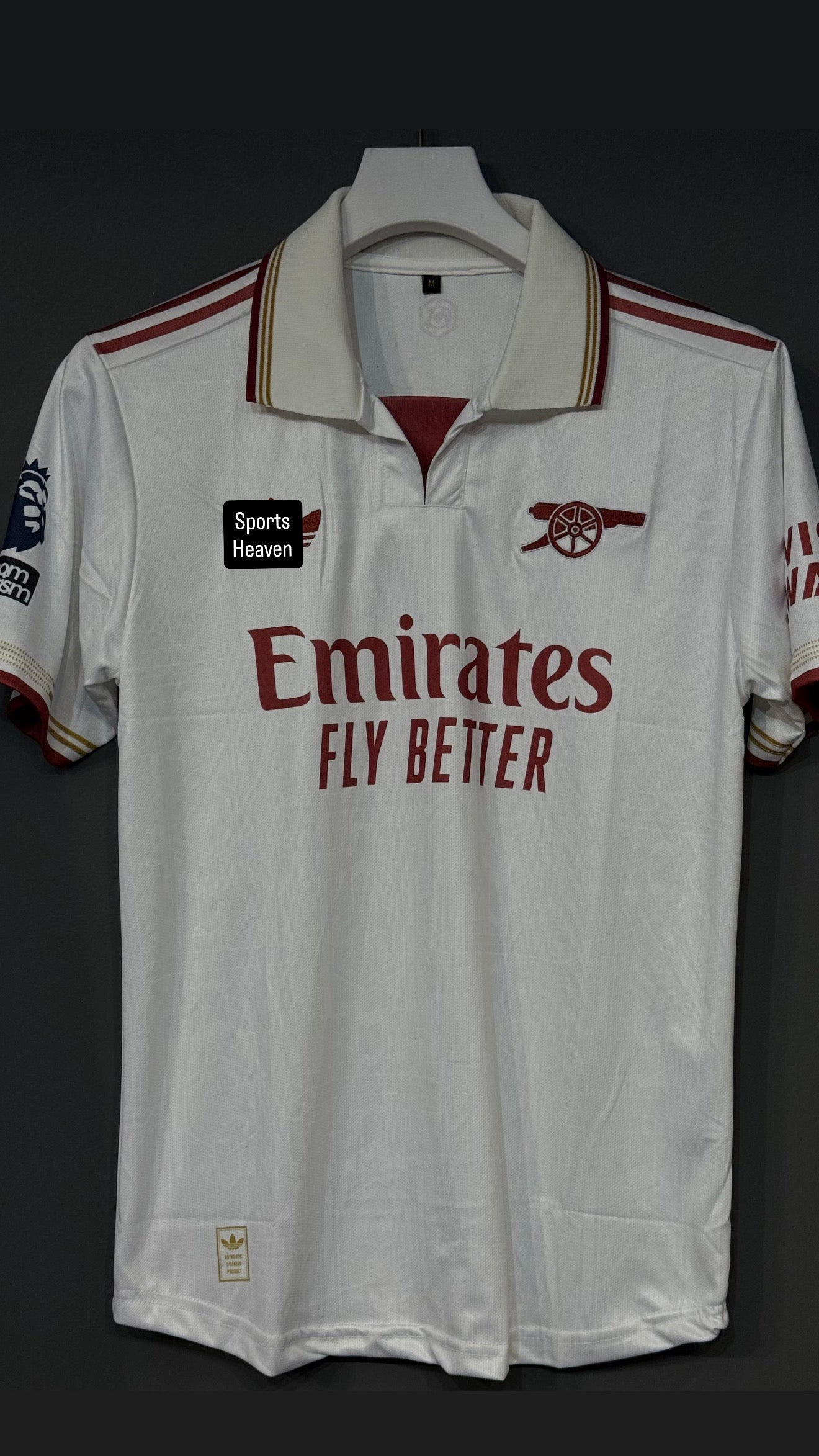 EZE ARSENAL AWAY KIT 25/26 POLO EMBROIDERY