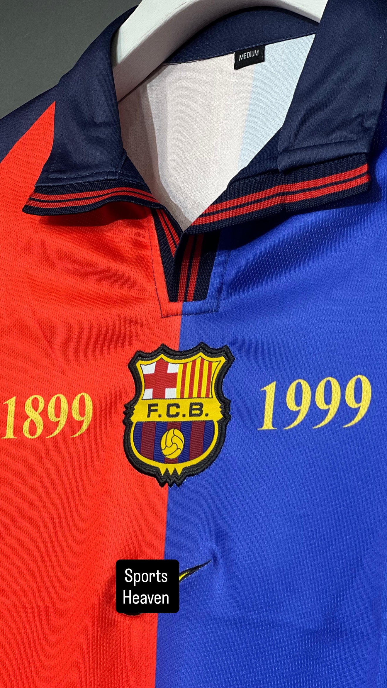 RIVALDO BARCELONA SPECIAL KIT POLO FULL SLEEV EMBROIDERY