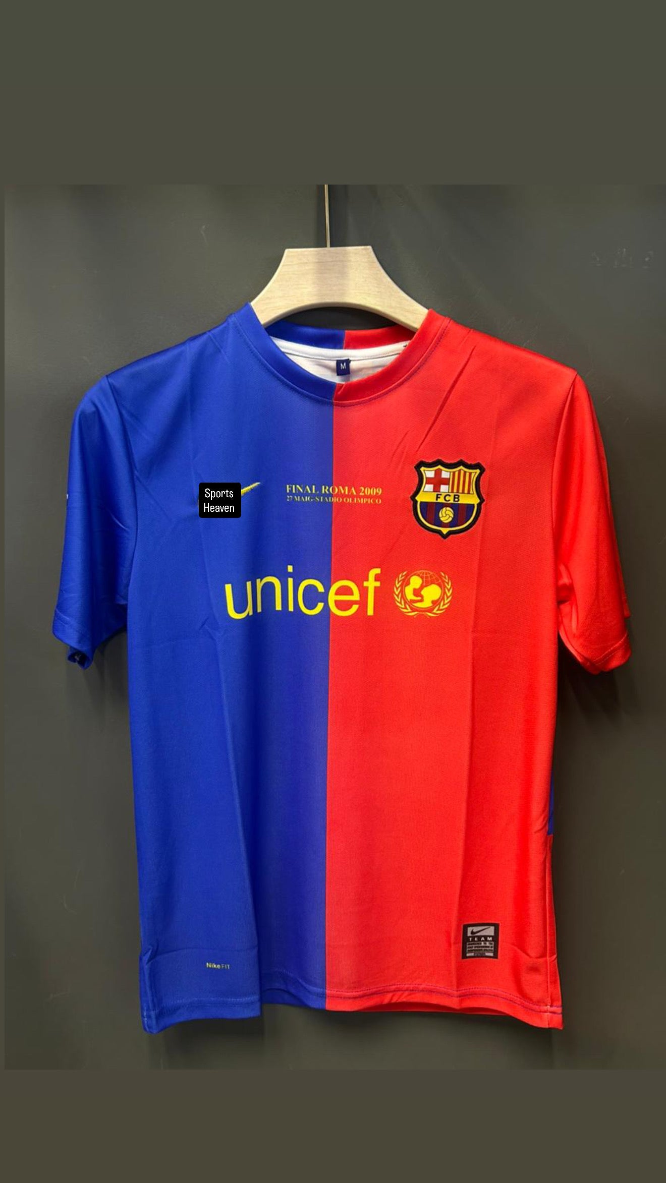 MESSI BARCELONA HOME KIT 2008 EMBROIDERY