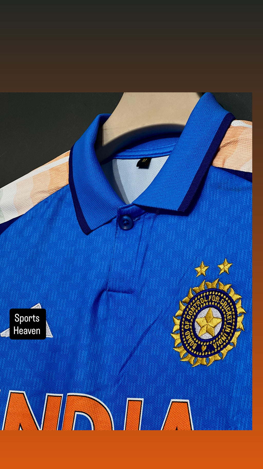 VIRAT INDIA ODI HOME KIT POLO EMBROIDERY
