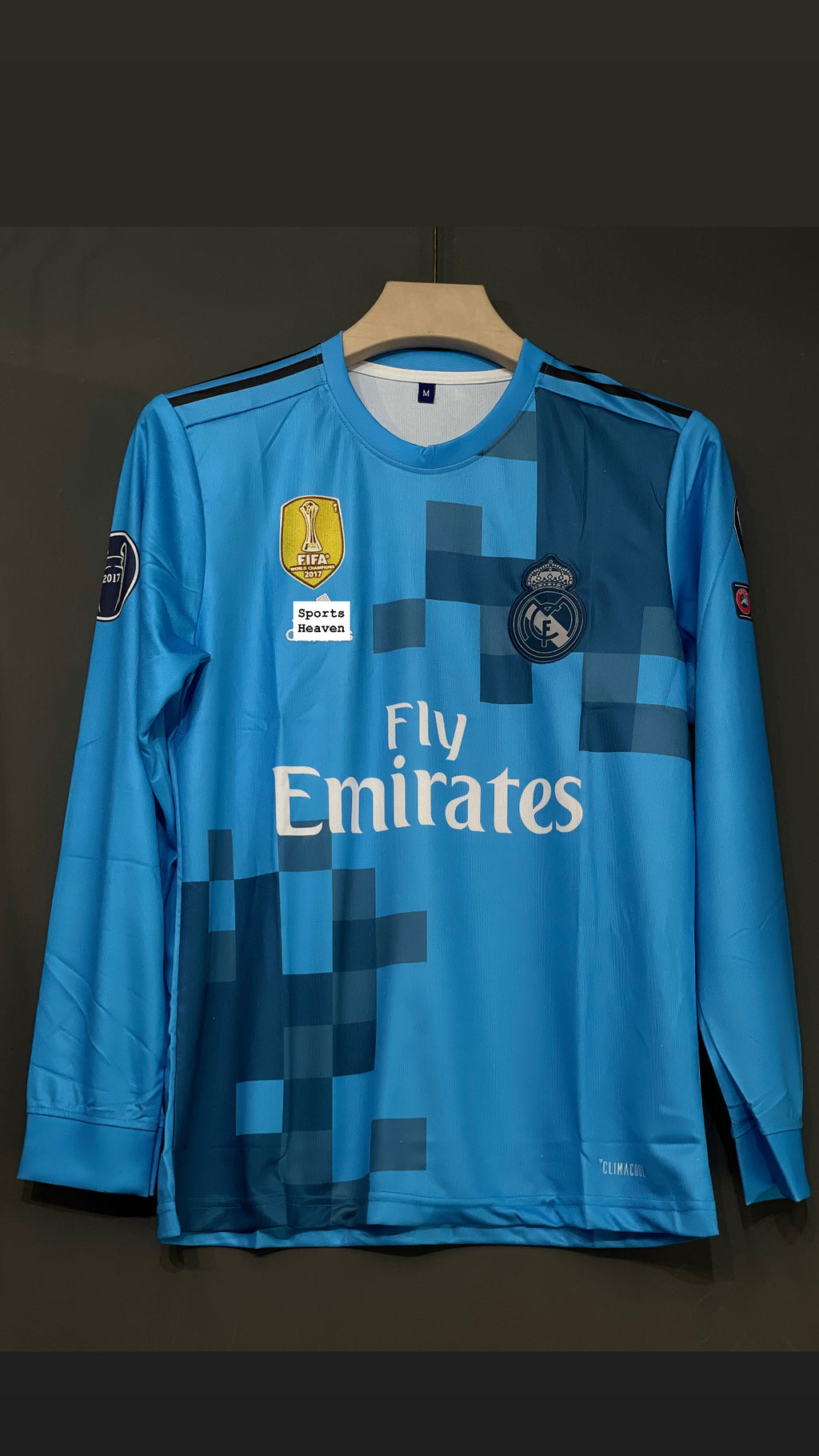 RONLDO REAL MADRID 2017 THIRD KIT FULL SLEEV EMBROIDERY