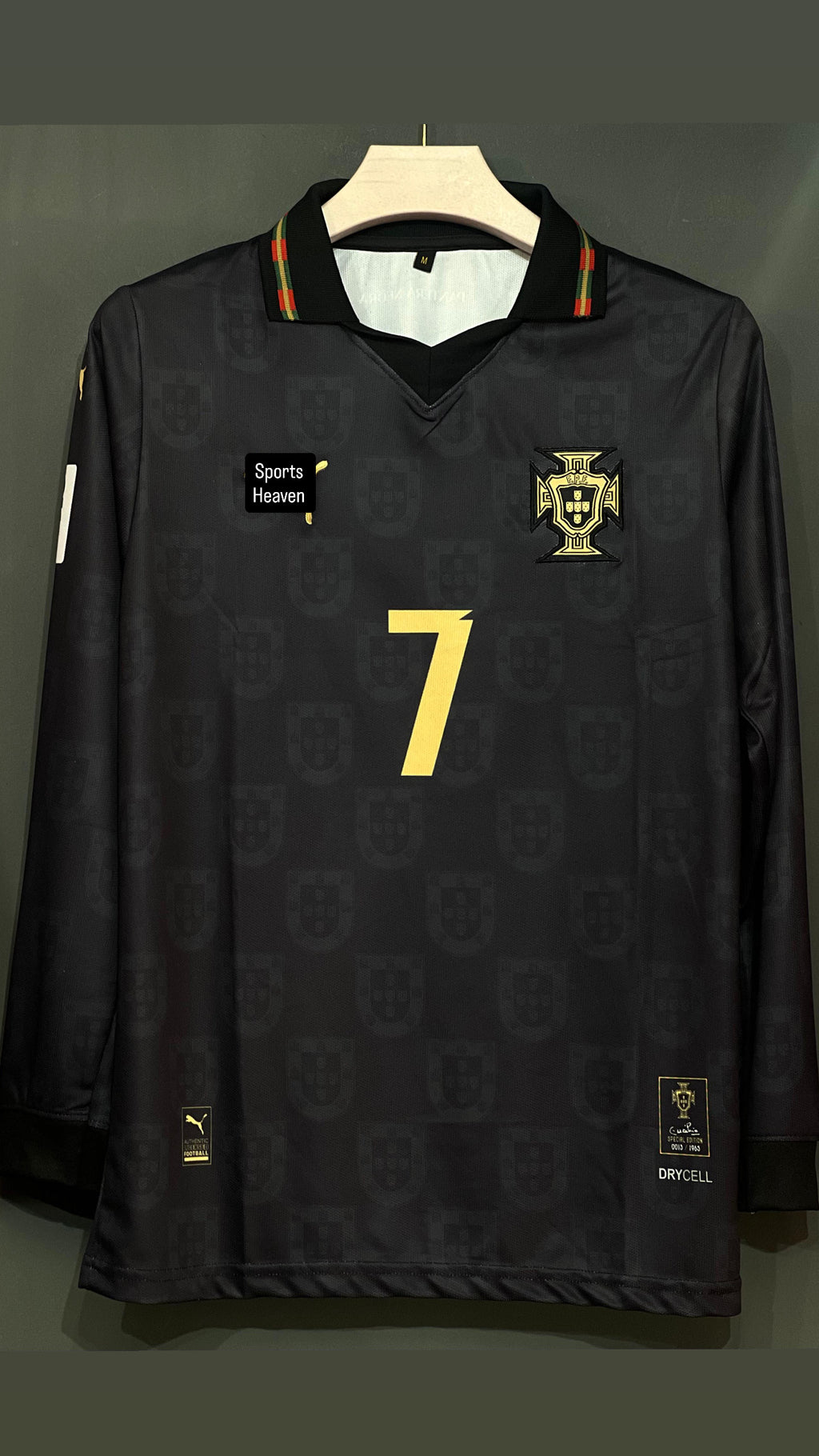 RONALDO PORTUGAL 2026 SPECIAL KIT POLO FULL SLEEV EMBROIDERY