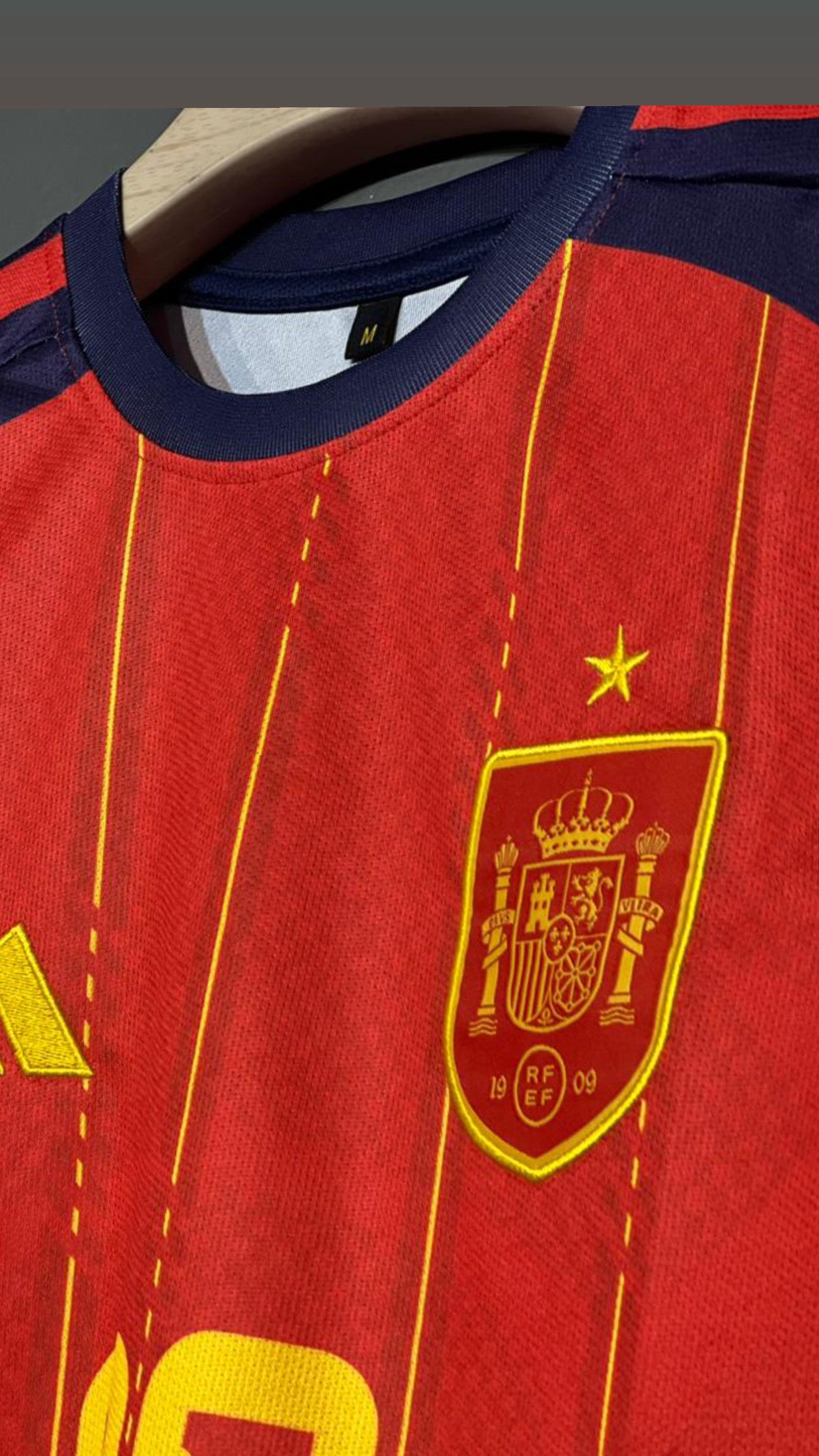 PEDRI SPAIN 2026 WORLD CUP HOME KIT EMBROIDERY