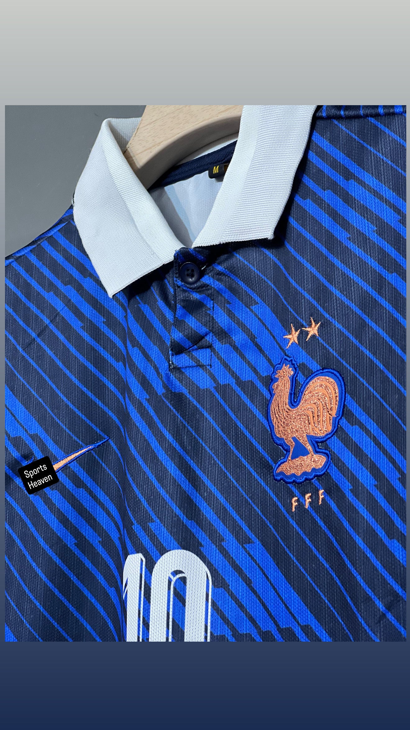 MBAPPE FRANCE 2026 WORLD CUP HOME KIT POLO EMBROIDERY