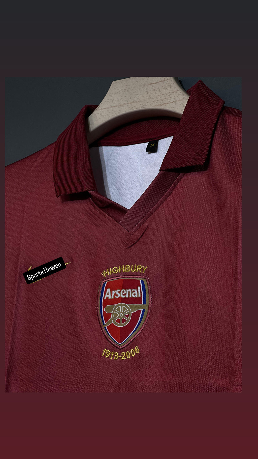 HENRY ARSENAL HOME KIT POLO EMBROIDERY