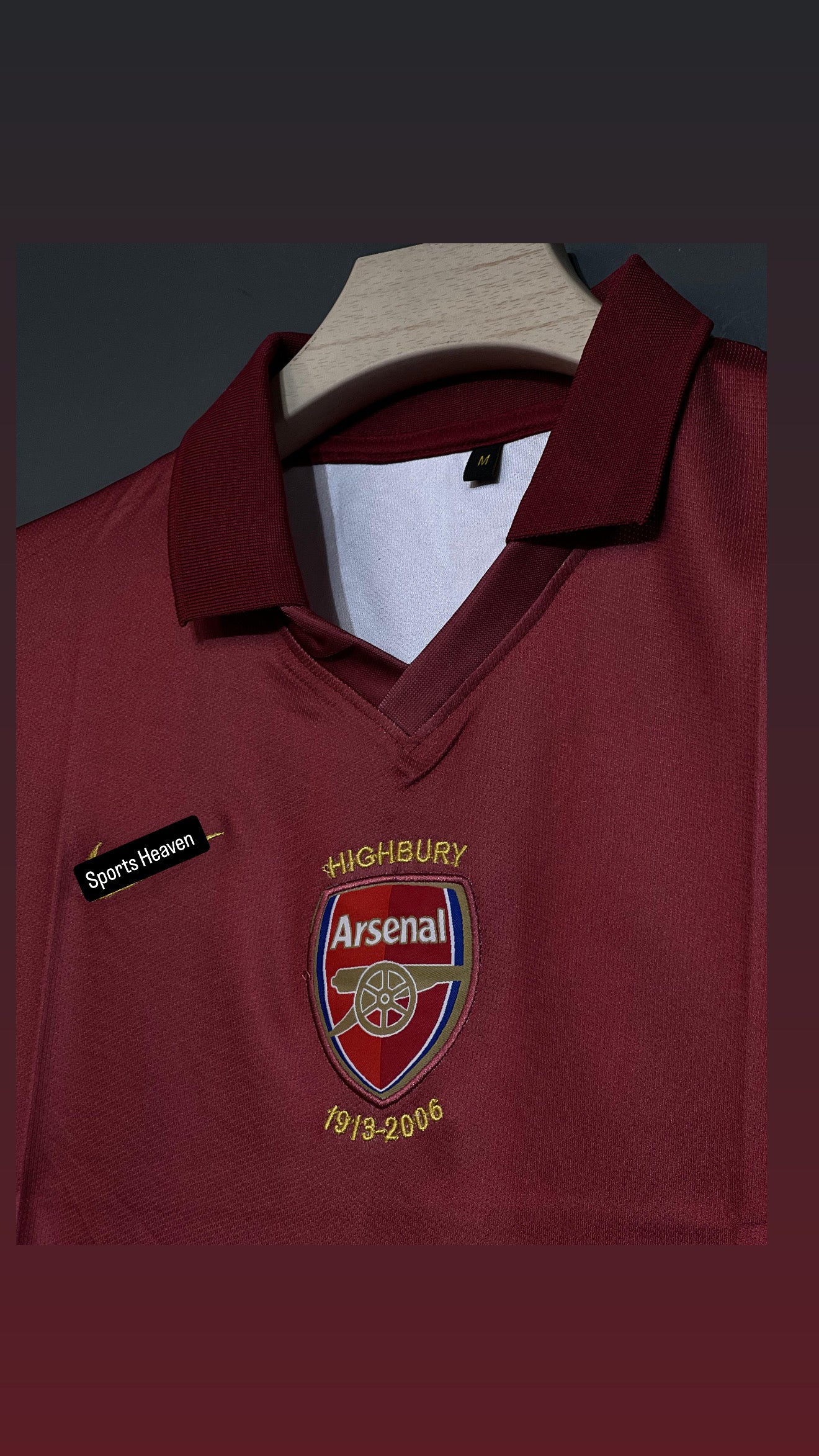 HENRY ARSENAL HOME KIT POLO EMBROIDERY