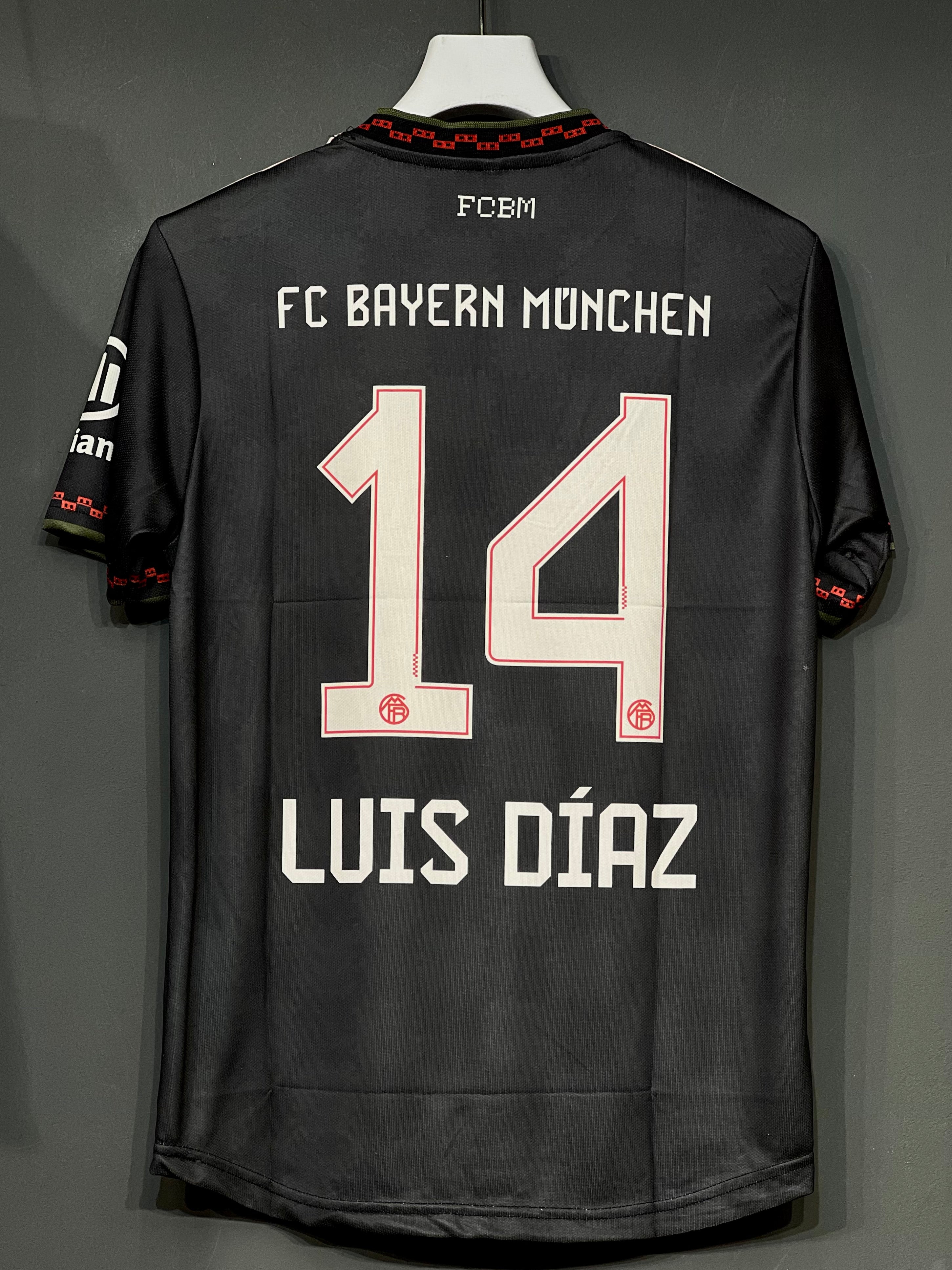 LUIS DIAZ BAYERN THIRD KIT 25/26 EMBROIDERY