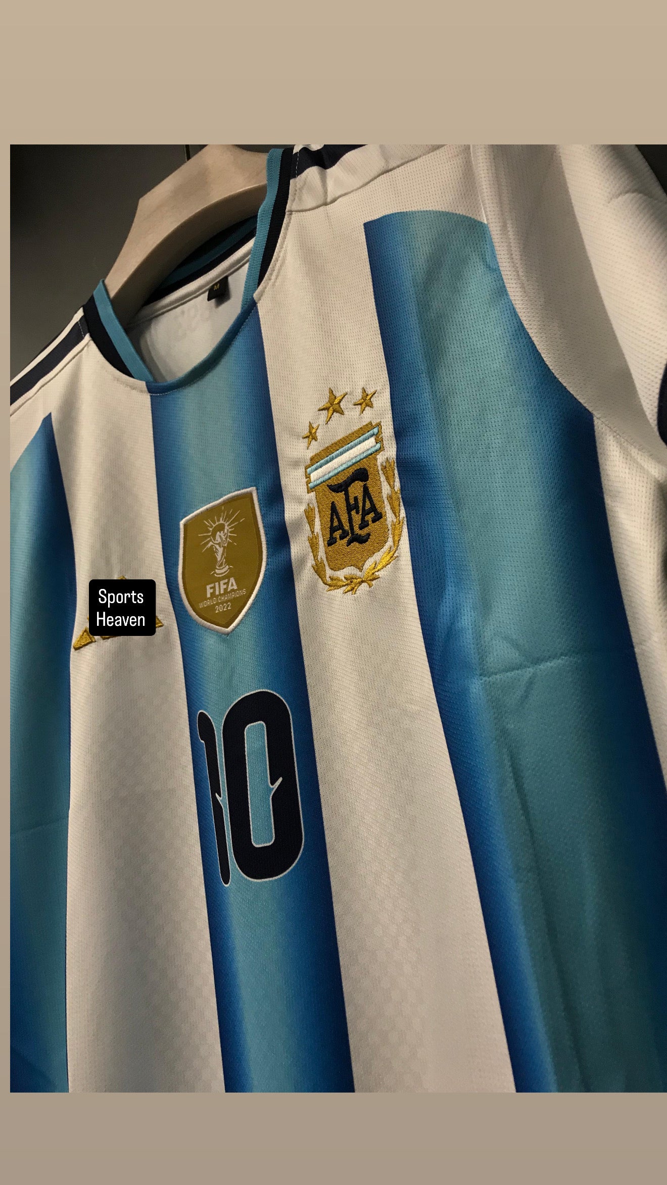 MESSI ARGENTINA 2026 FIFA WORLD CUP KIT EMBROIDERY