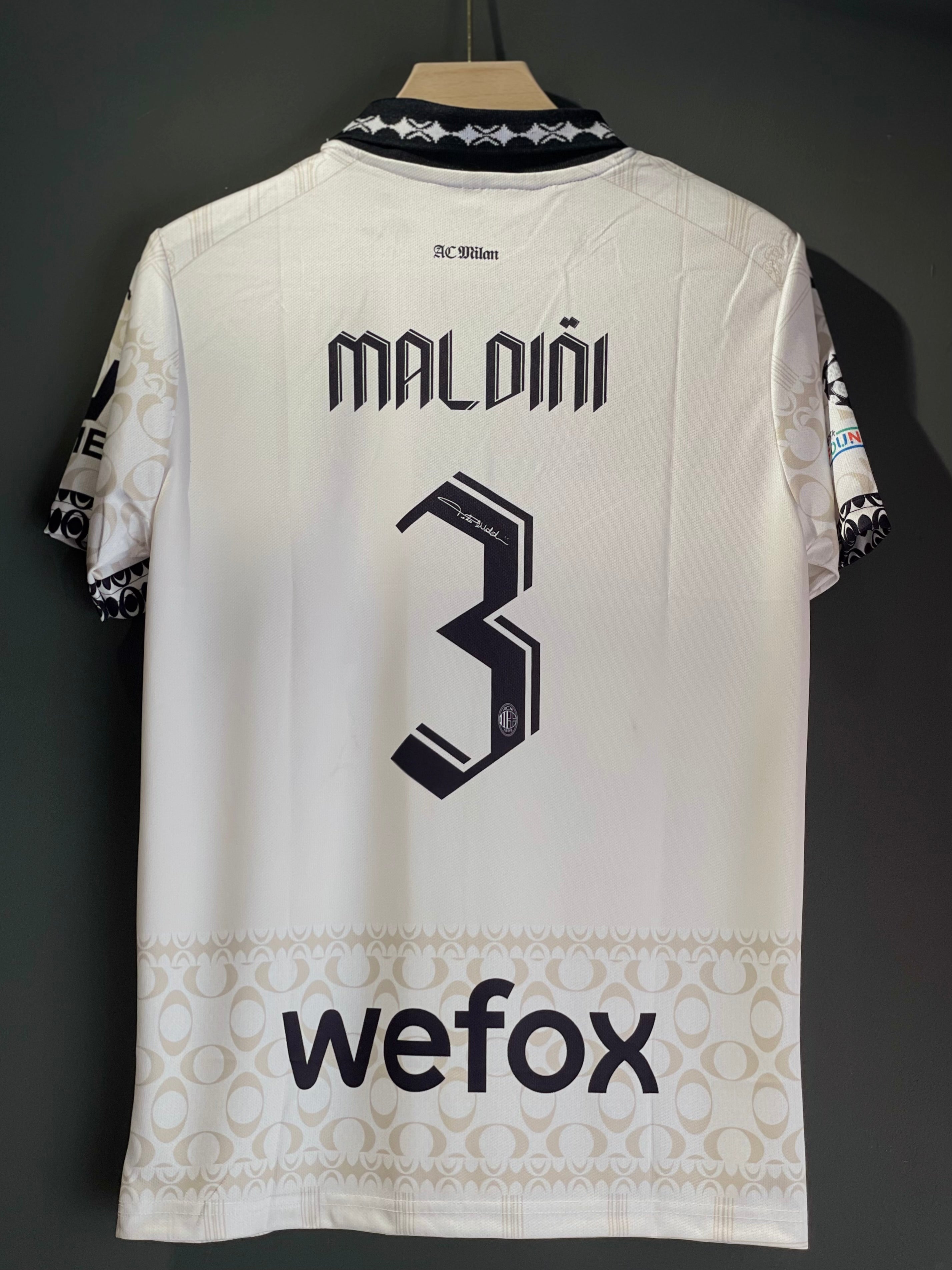 MALDINI AC MILAN 23/24 4th SPECIAL KIT POLO EMBROIDERY