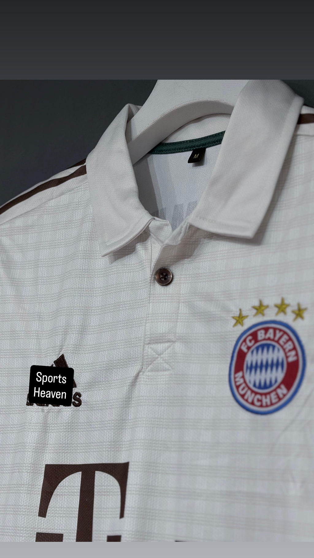 MULLE BAYERN 2013/14 AWAY KIT POLO EMBROIDERY