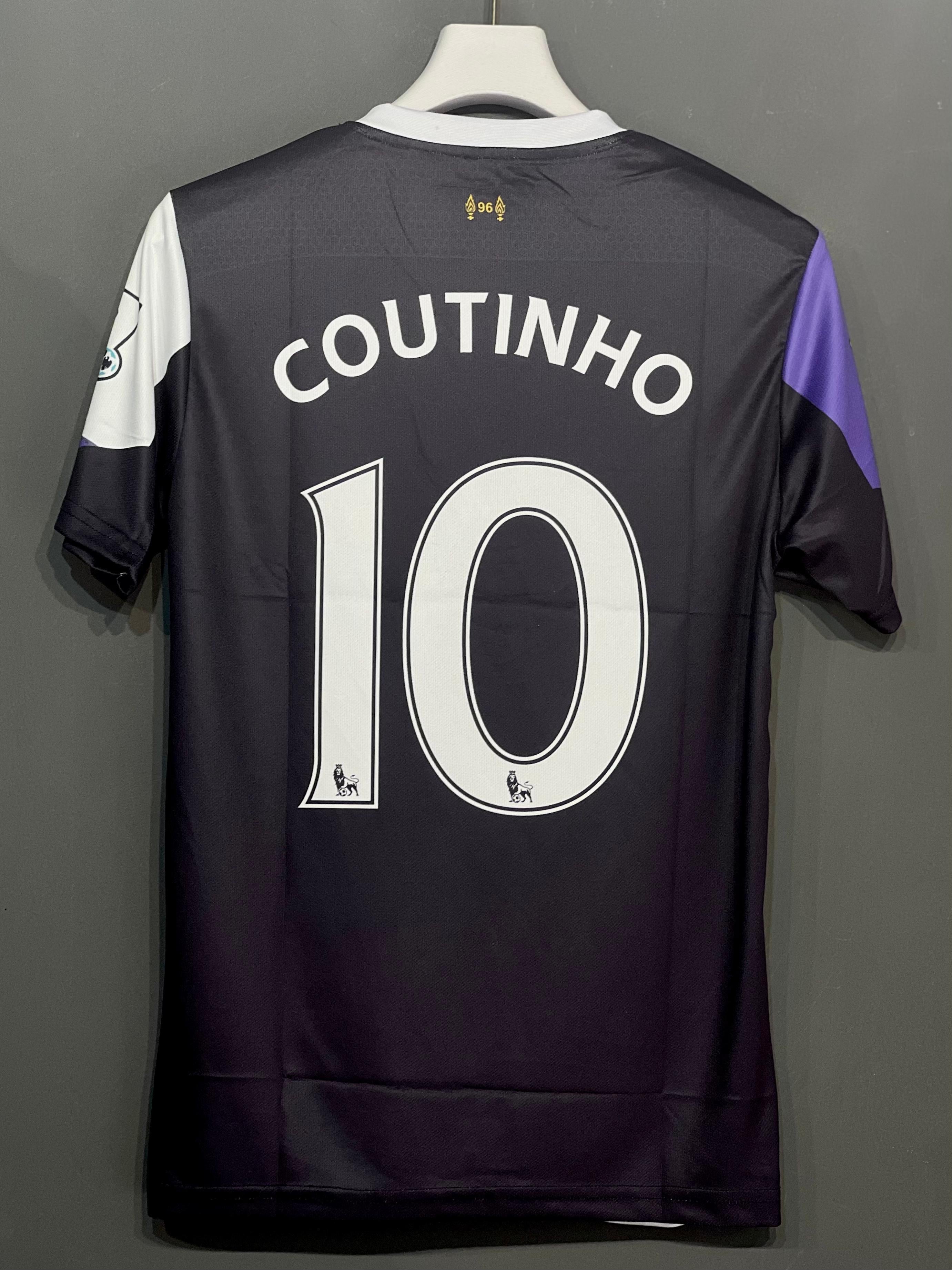COUTINHO LIVERPOOL THIRD KIT ROUND NECK EMBROIDERY