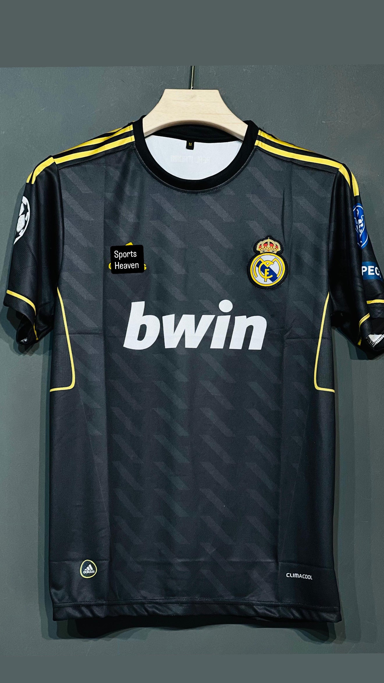 RONALDO REAL MADRID 2012 AWAY KOT EMBROIDERY