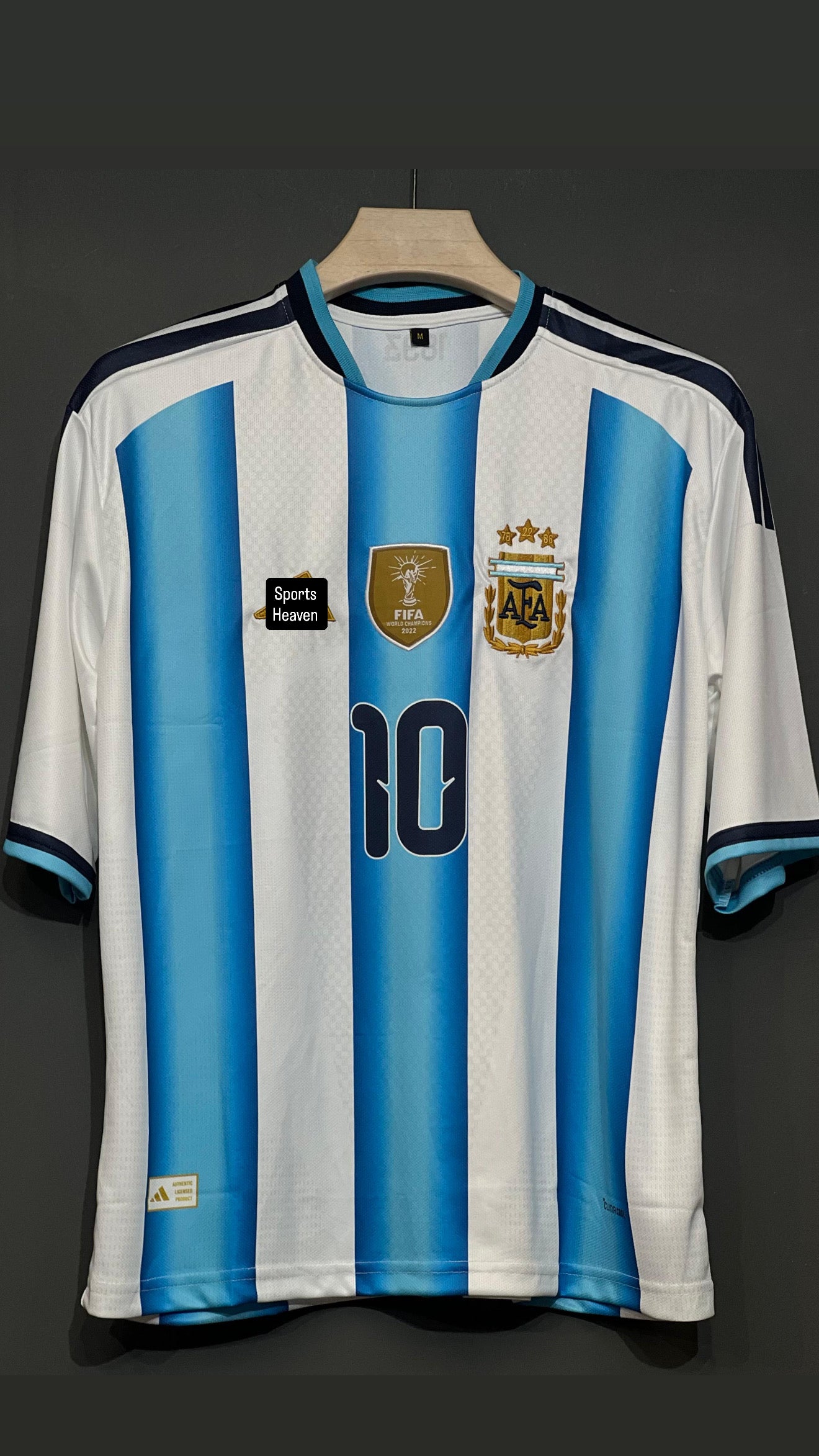 MESSI ARG 2026 WORLD CUP HOME KIT FIVE SLEEV EMBROIDERY