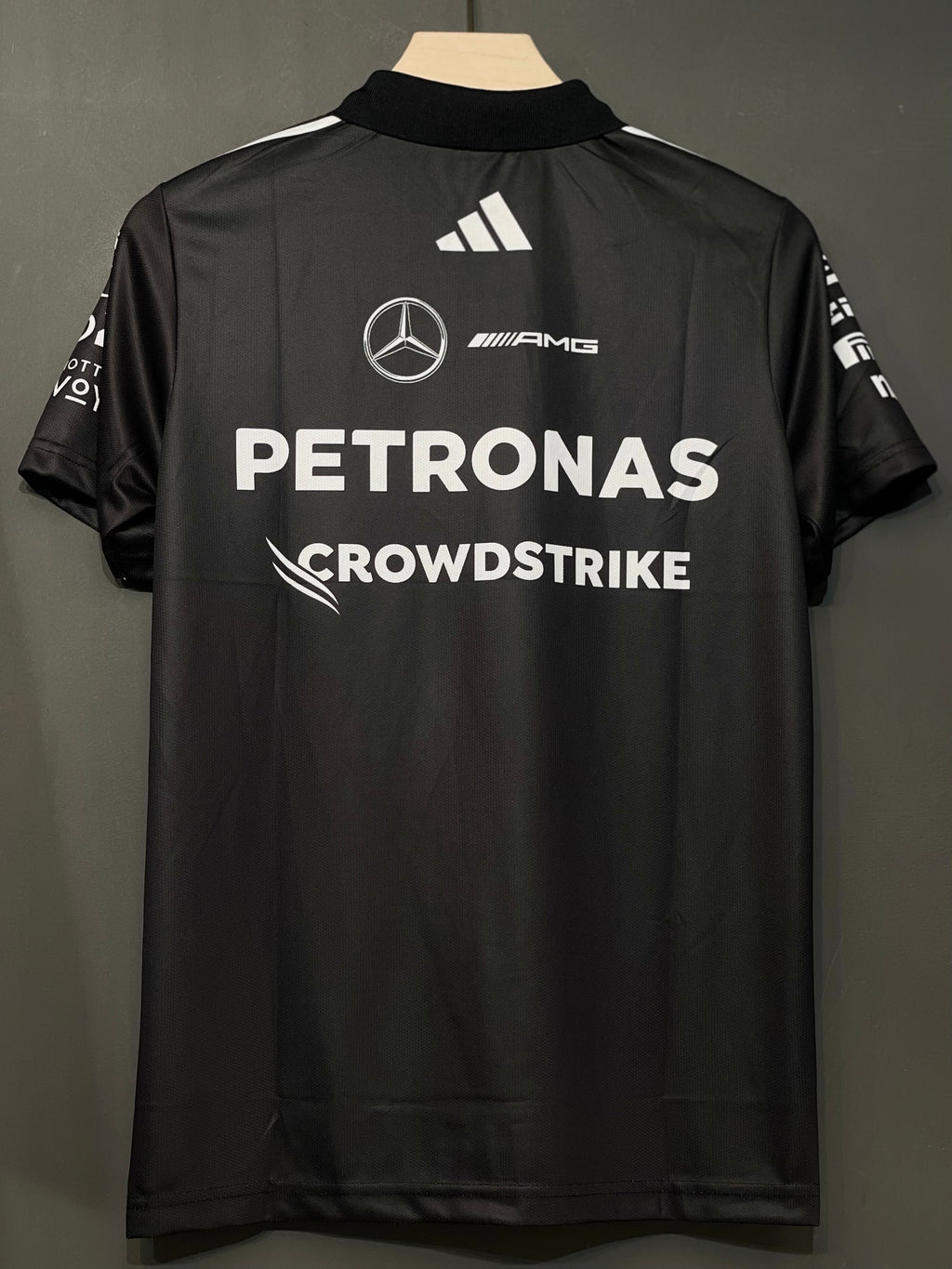 F1 MERCEDES PETRONAS BLACK POLO PREMIUM