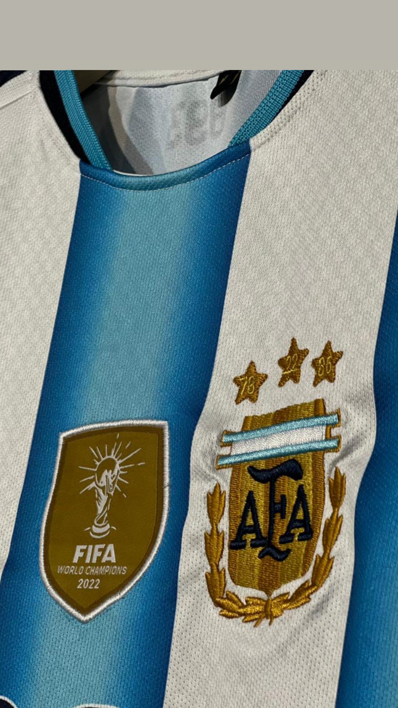 MESSI ARGENTINA 2026 WORLD CUP HOME KIT EMBROIDERY
