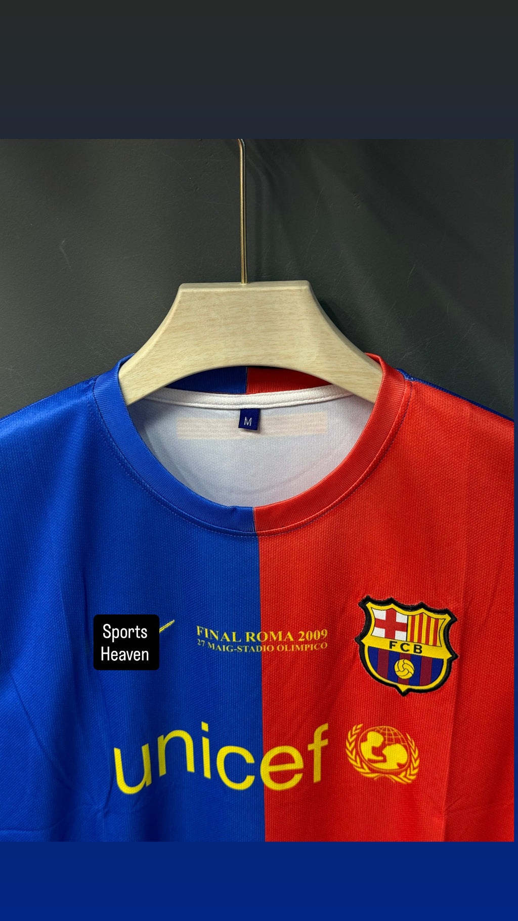 MESSI BARCELONA FULL SLEEV 2008/09 HOME KIT EMBROIDERY