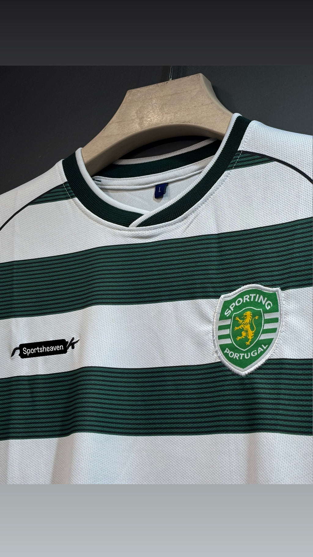 RONALDO SPORTING HOME  KIT FULL SLEEV EMBROIDERY