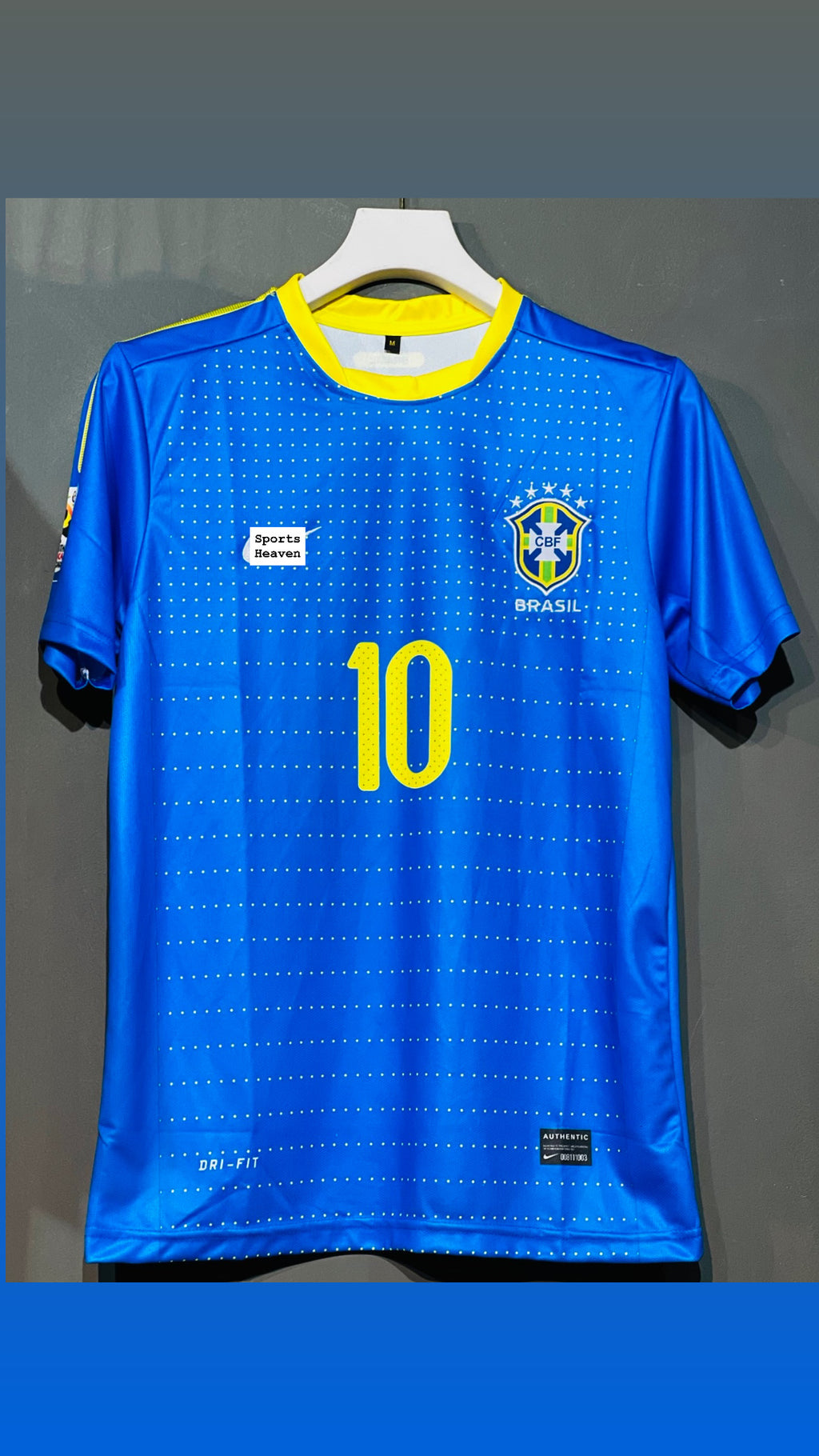 KAKA BRAZIL 2010 /11 AWAY KIT EMBROIDERY