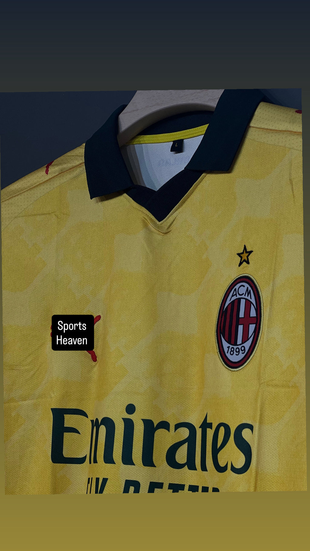 RAFA LEAO AC MILAN 25/26 3rd KIT EMBROIDERY POLO